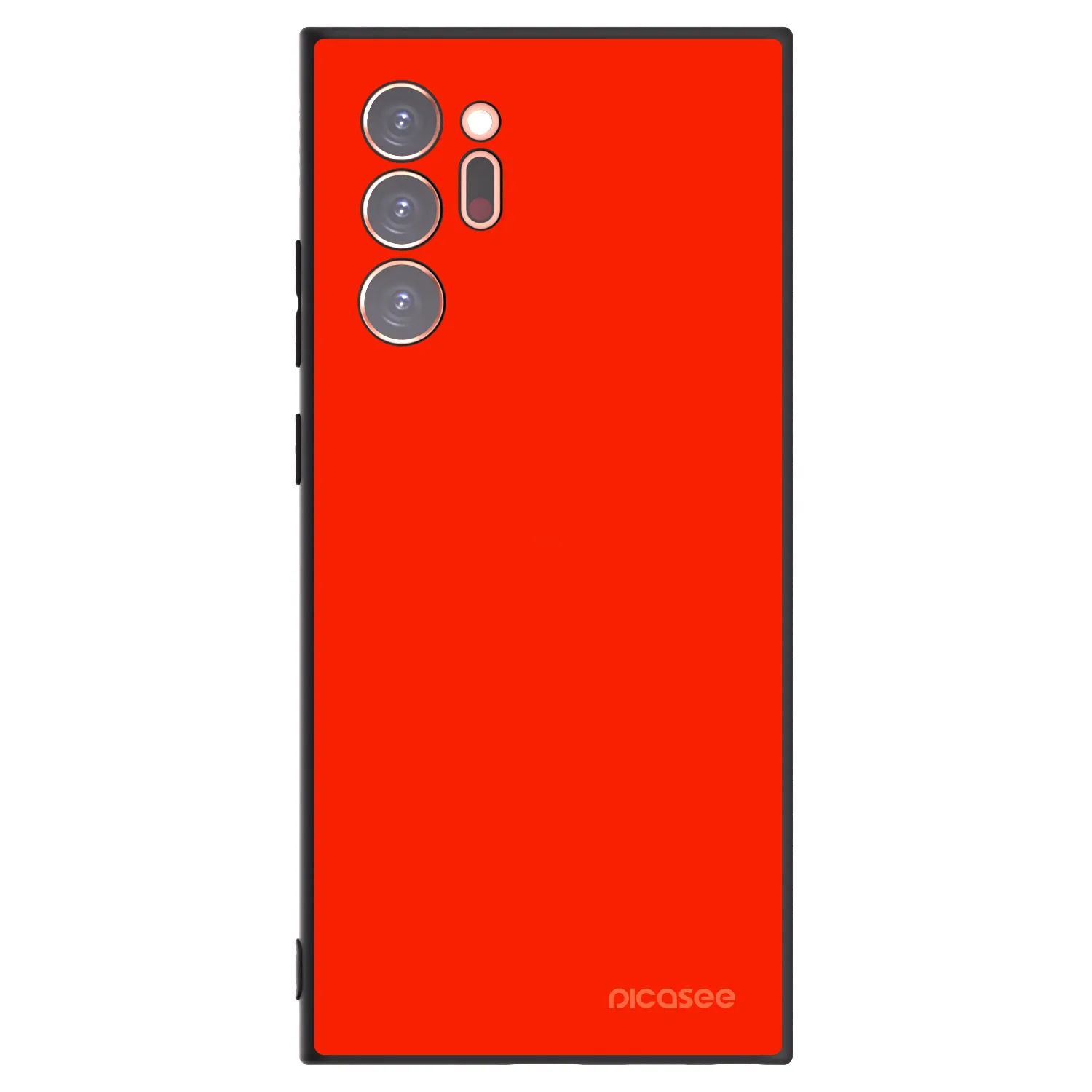 Picasee silikonowe czarne etui na Samsung Galaxy Note 20 Ultra - Maranello Red