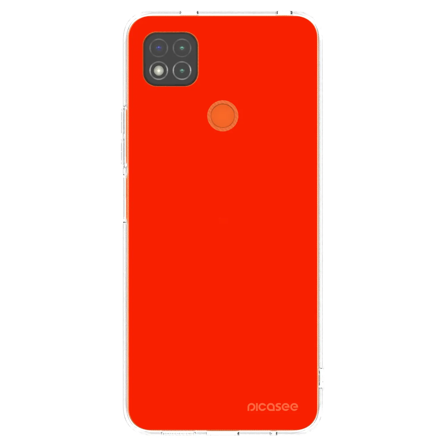 Picasee silikonowe przeźroczyste etui na Xiaomi Redmi 9C - Maranello Red