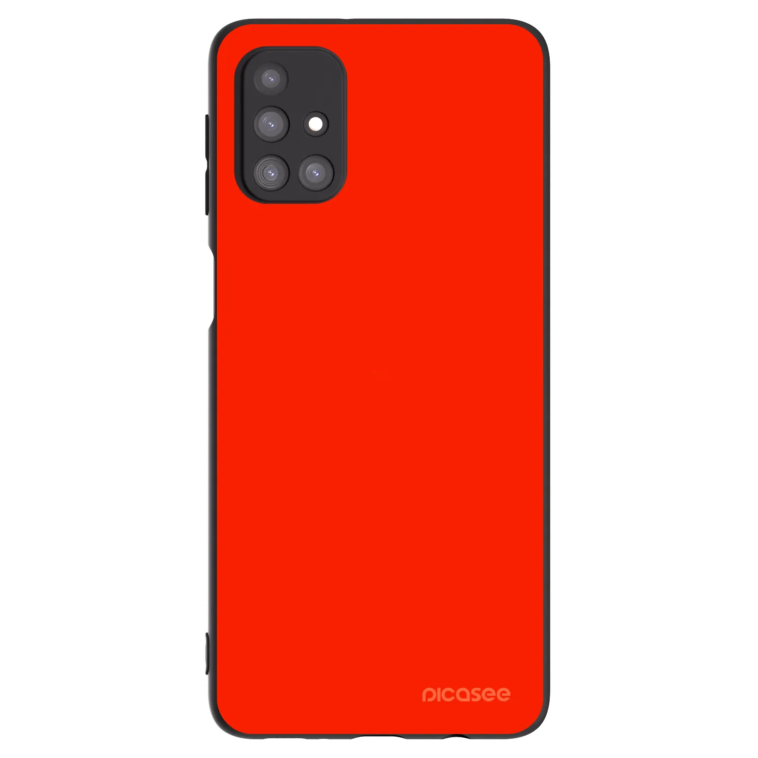 Picasee silikonowe czarne etui na Samsung Galaxy M31s - Maranello Red