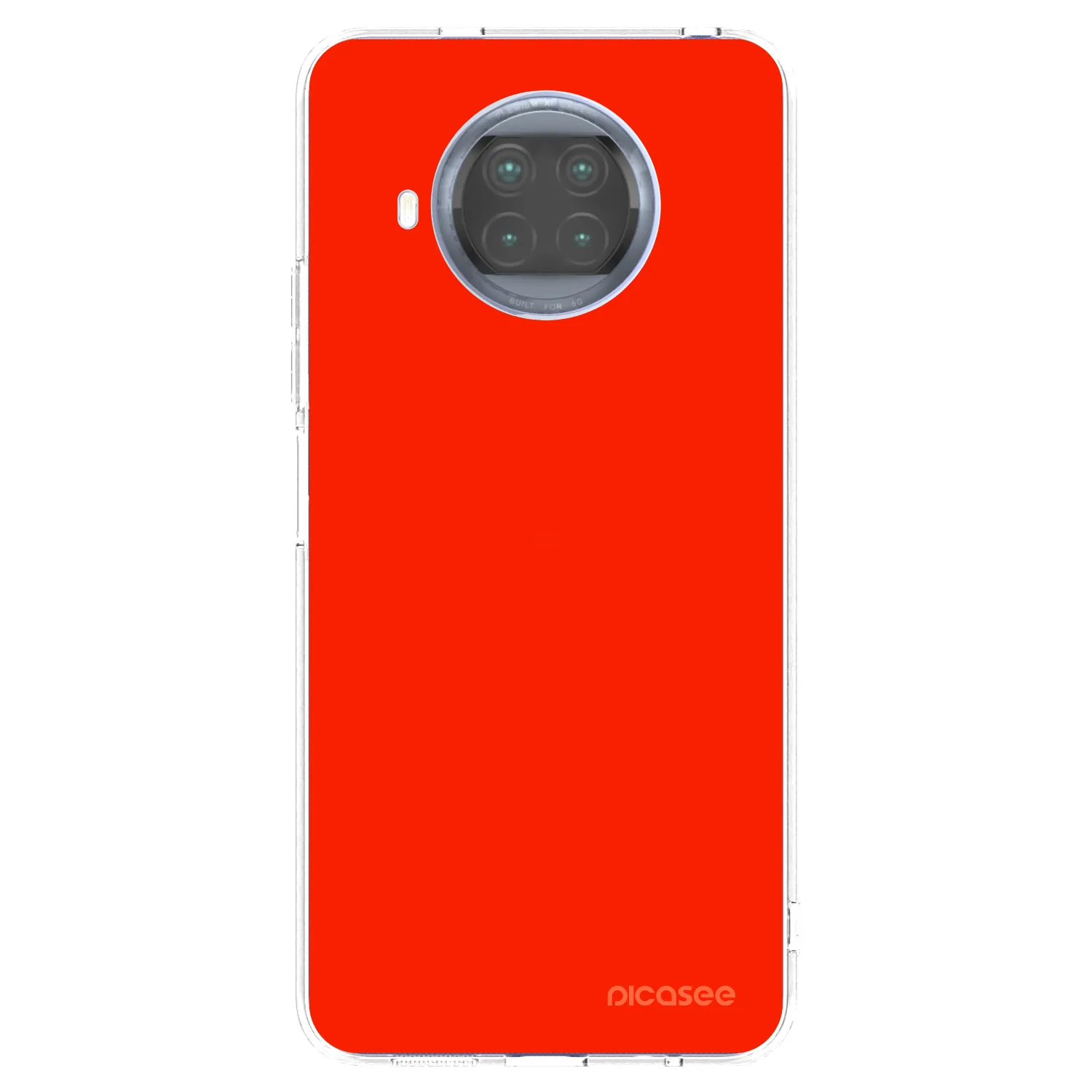 Picasee silikonowe przeźroczyste etui na Xiaomi Mi 10T Lite - Maranello Red