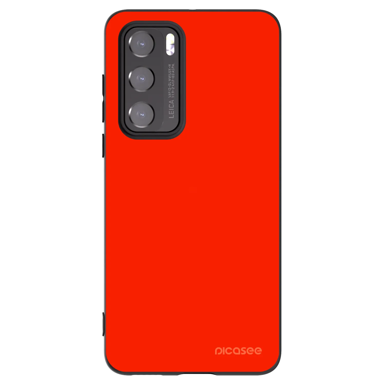 Picasee silikonowe czarne etui na Huawei P40 - Maranello Red