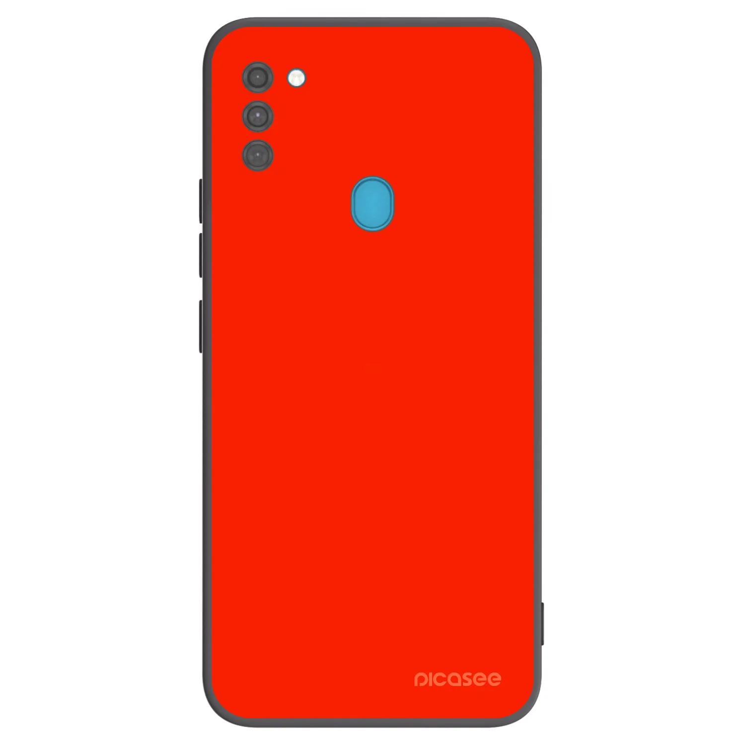 Picasee silikonowe czarne etui na Samsung Galaxy M11 - Maranello Red
