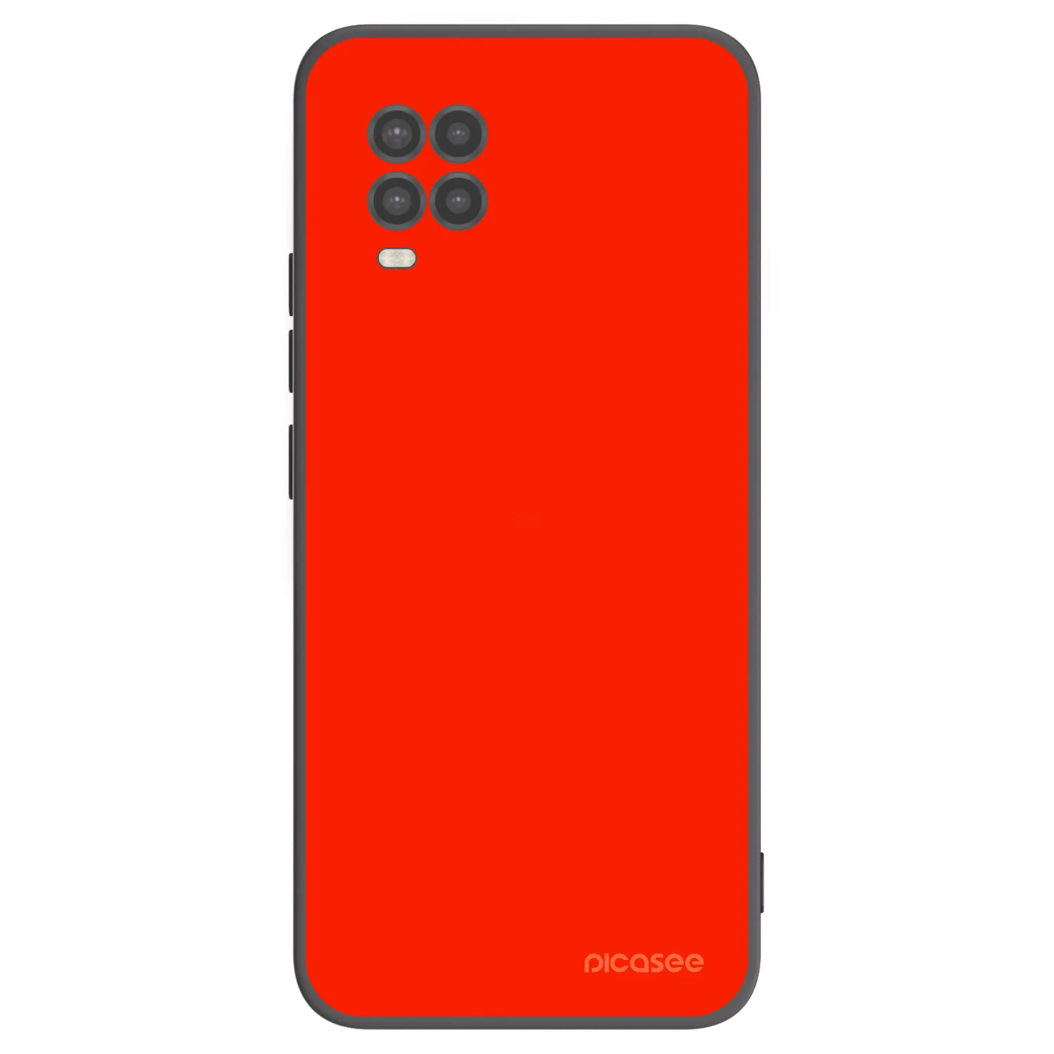 Picasee silikonowe czarne etui na Xiaomi Mi 10 Lite - Maranello Red