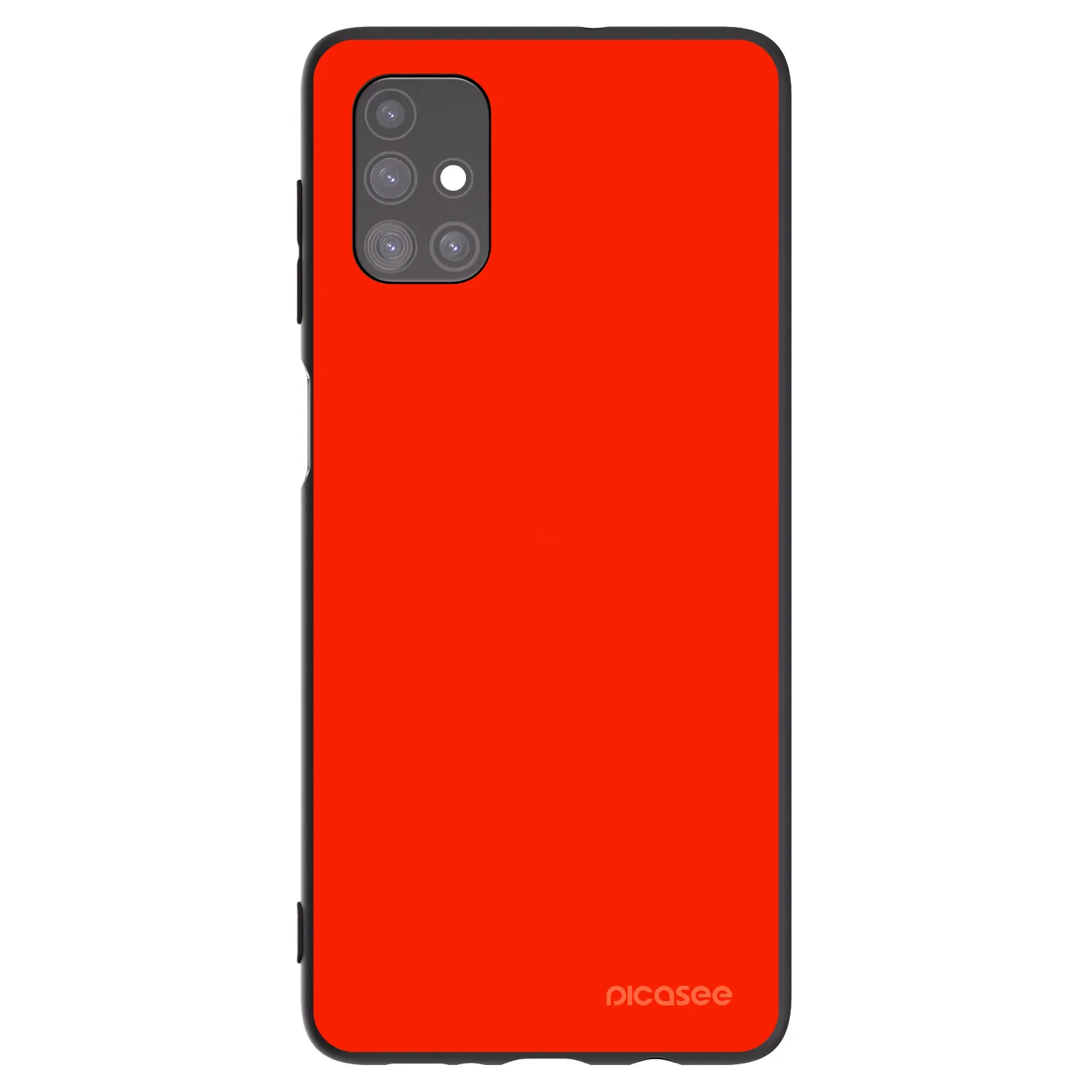 Picasee silikonowe czarne etui na Samsung Galaxy M51 M515F - Maranello Red