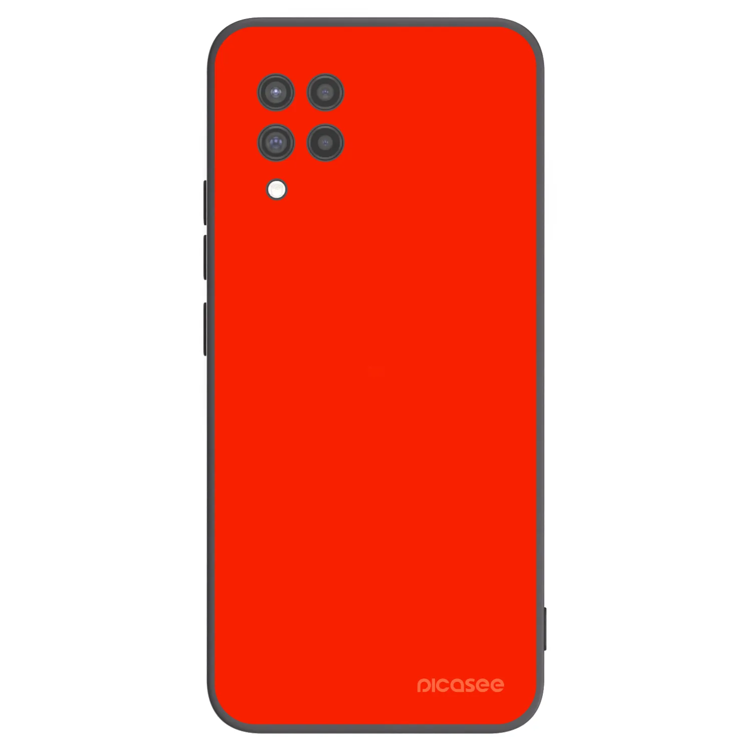 Picasee silikonowe czarne etui na Samsung Galaxy A42 A426B - Maranello Red