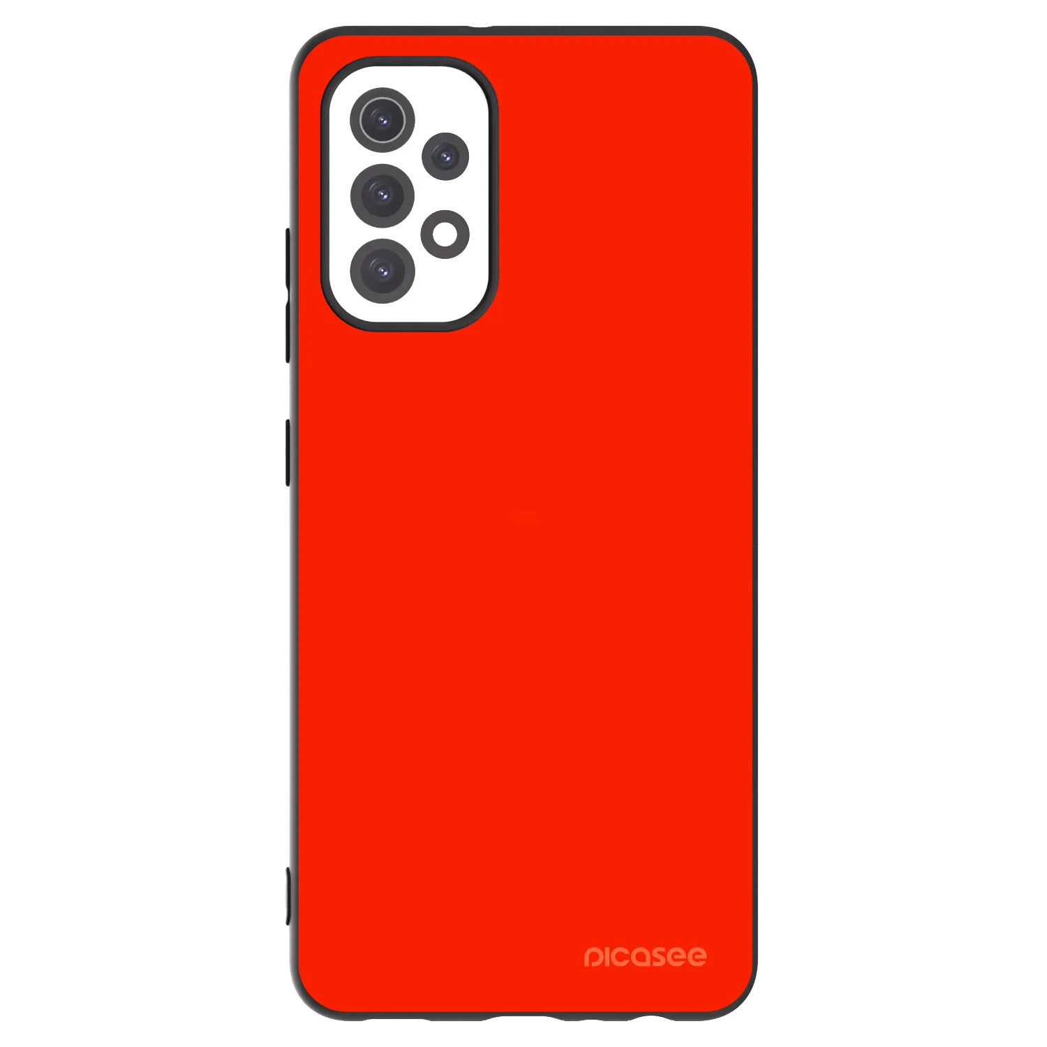 Picasee silikonowe czarne etui na Samsung Galaxy A32 5G A326B - Maranello Red