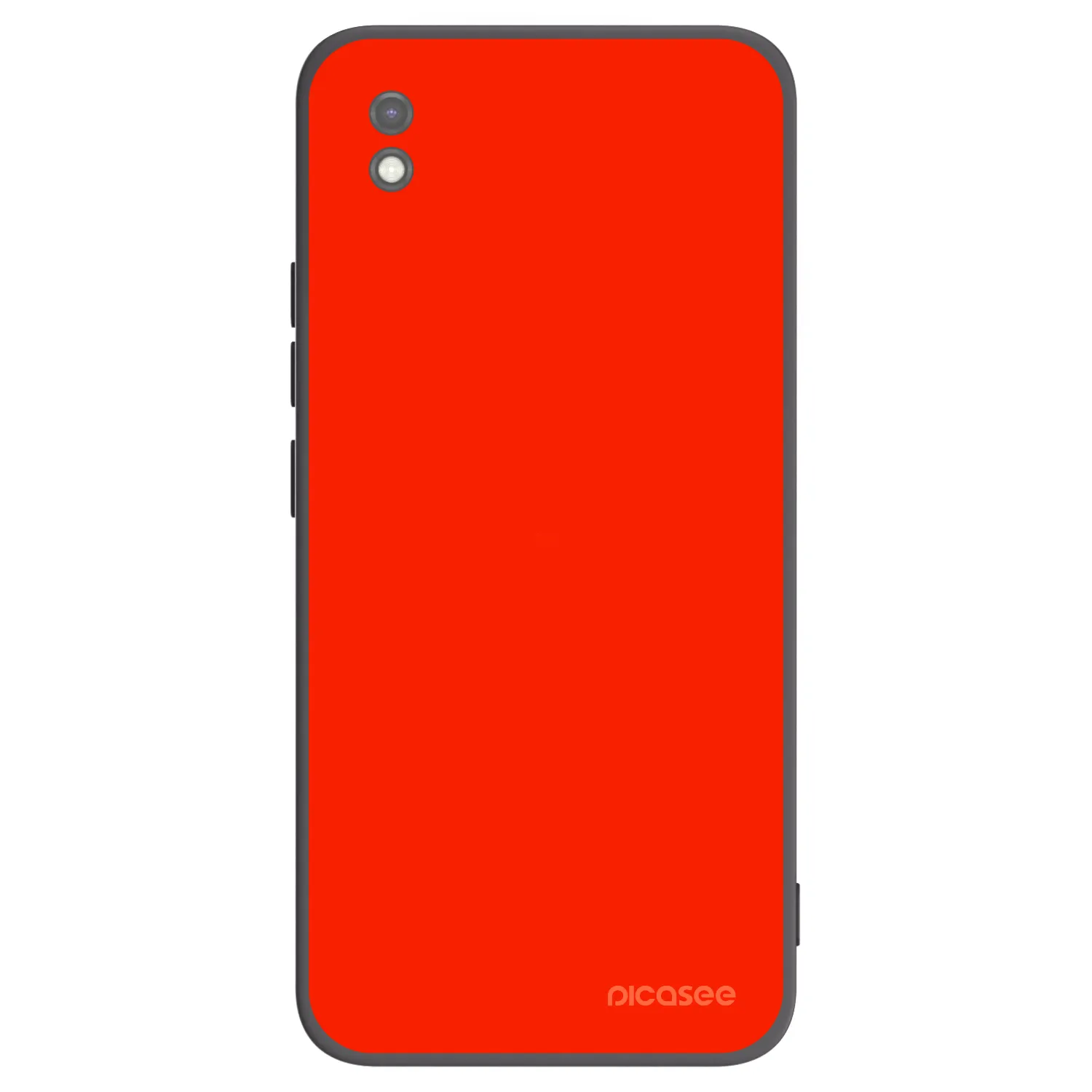 Picasee silikonowe czarne etui na Xiaomi Redmi 9AT - Maranello Red