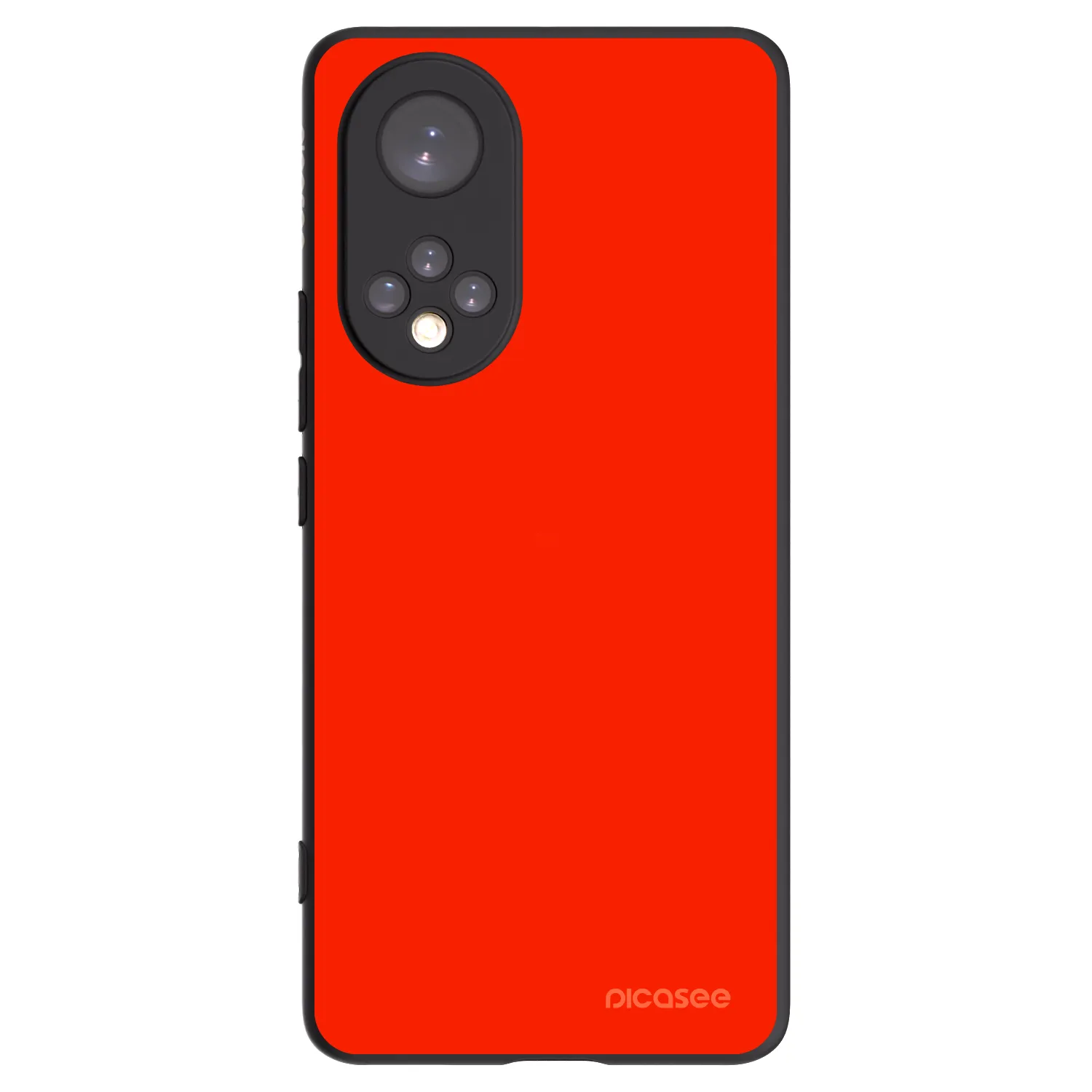 Picasee silikonowe czarne etui na Huawei Nova 9 - Maranello Red