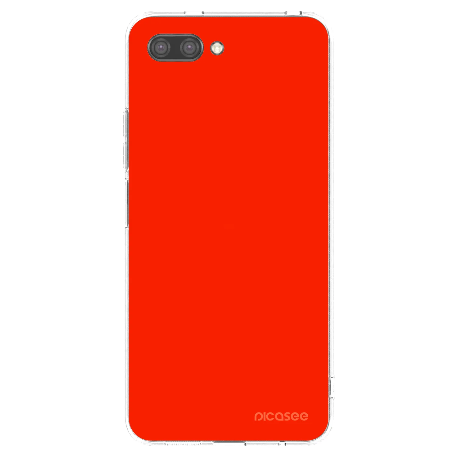 Picasee silikonowe przeźroczyste etui na Honor 10 - Maranello Red