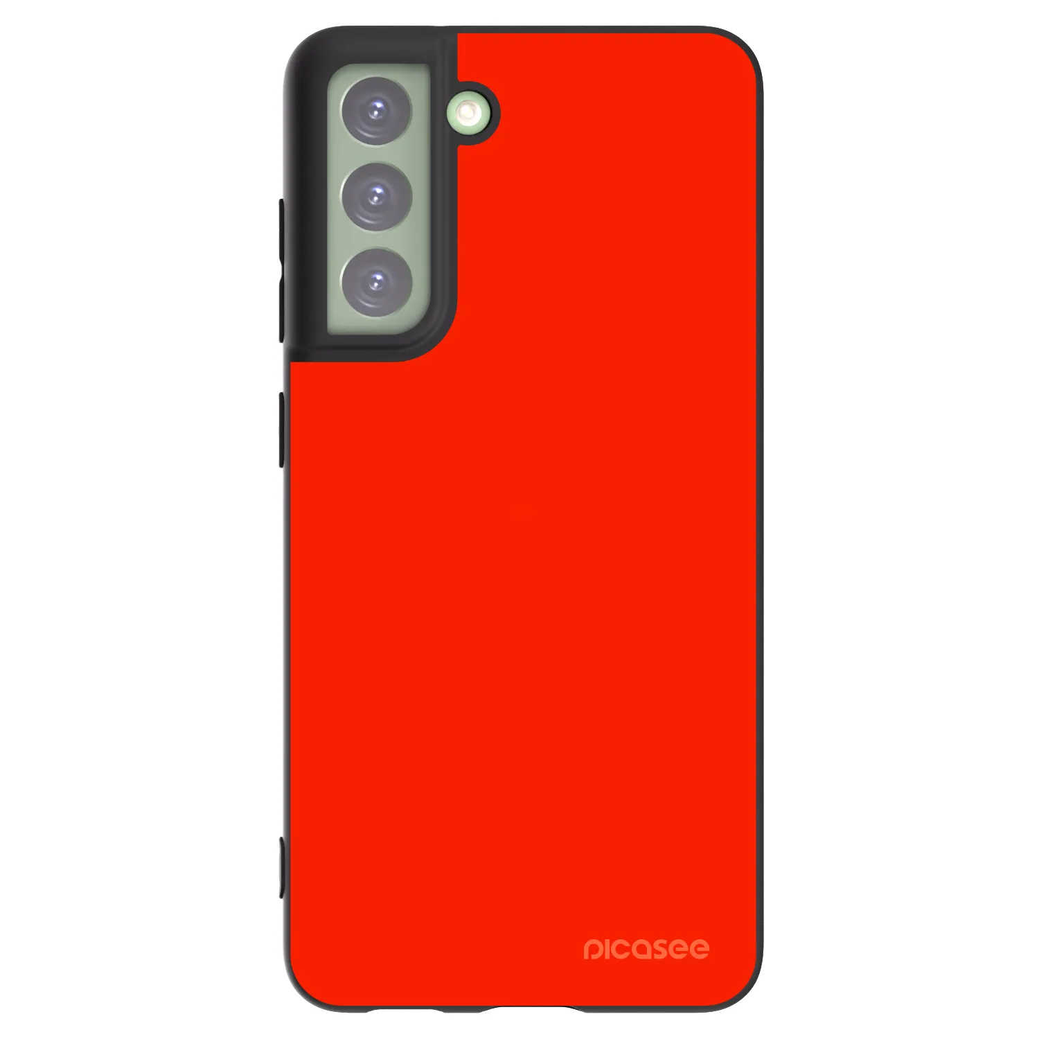 Picasee silikonowe czarne etui na Samsung Galaxy S21 FE 5G - Maranello Red