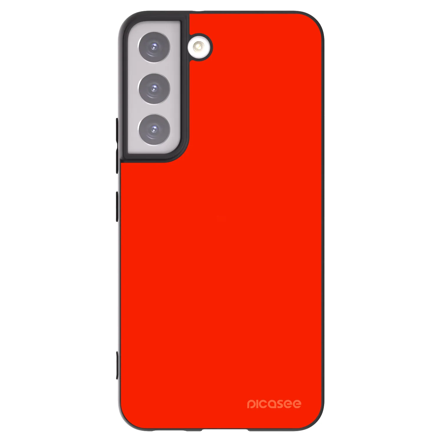 Picasee silikonowe czarne etui na Samsung Galaxy S22 5G - Maranello Red