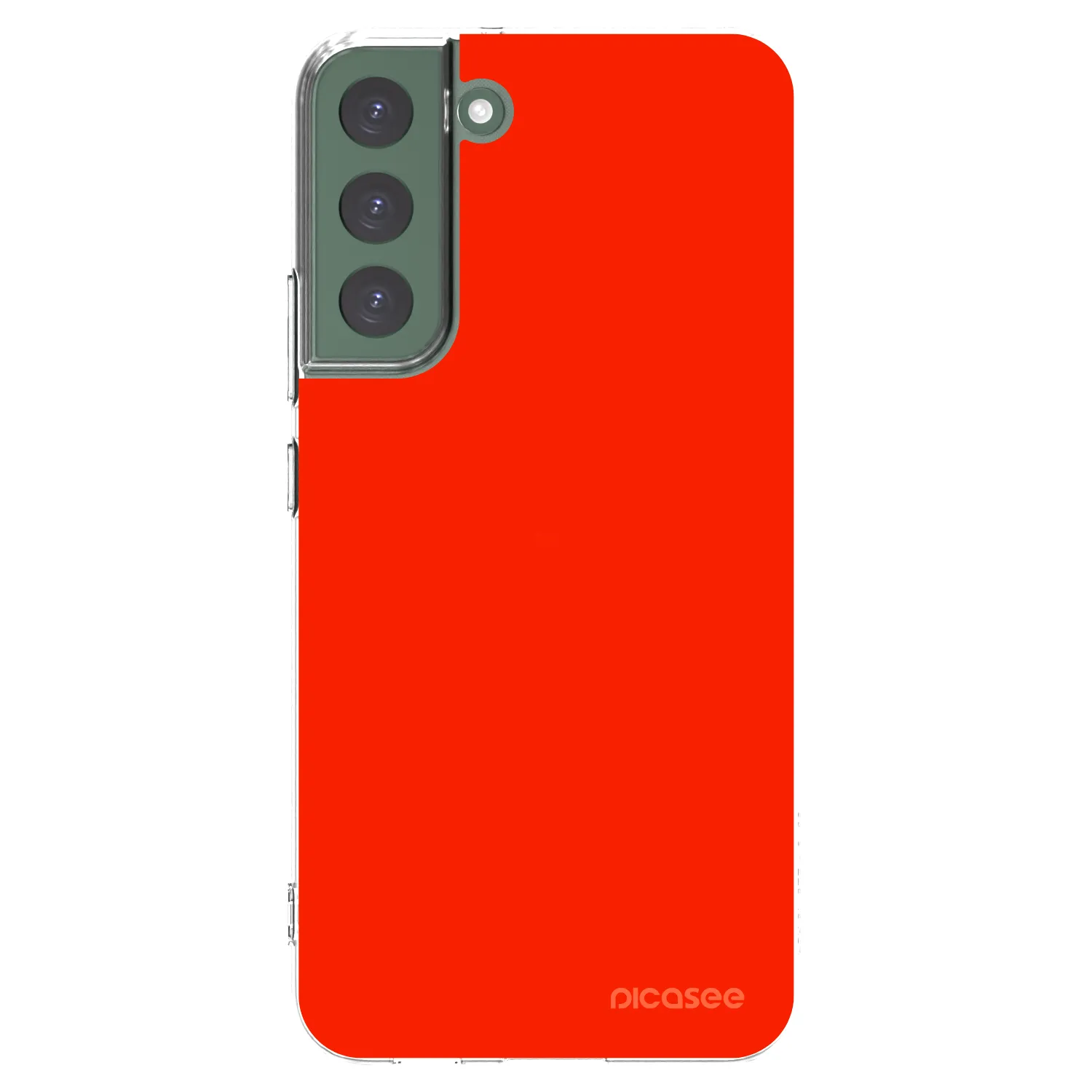 Picasee silikonowe przeźroczyste etui na Samsung Galaxy S22+ 5G - Maranello Red