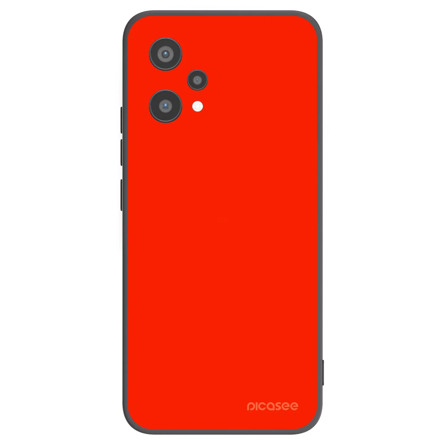 Picasee silikonowe czarne etui na Realme 9 Pro 5G - Maranello Red
