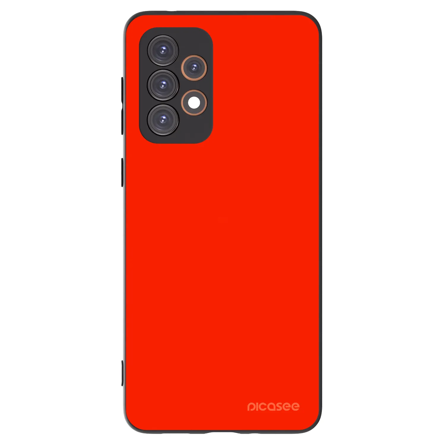 Picasee silikonowe czarne etui na Samsung Galaxy A33 5G A336 - Maranello Red