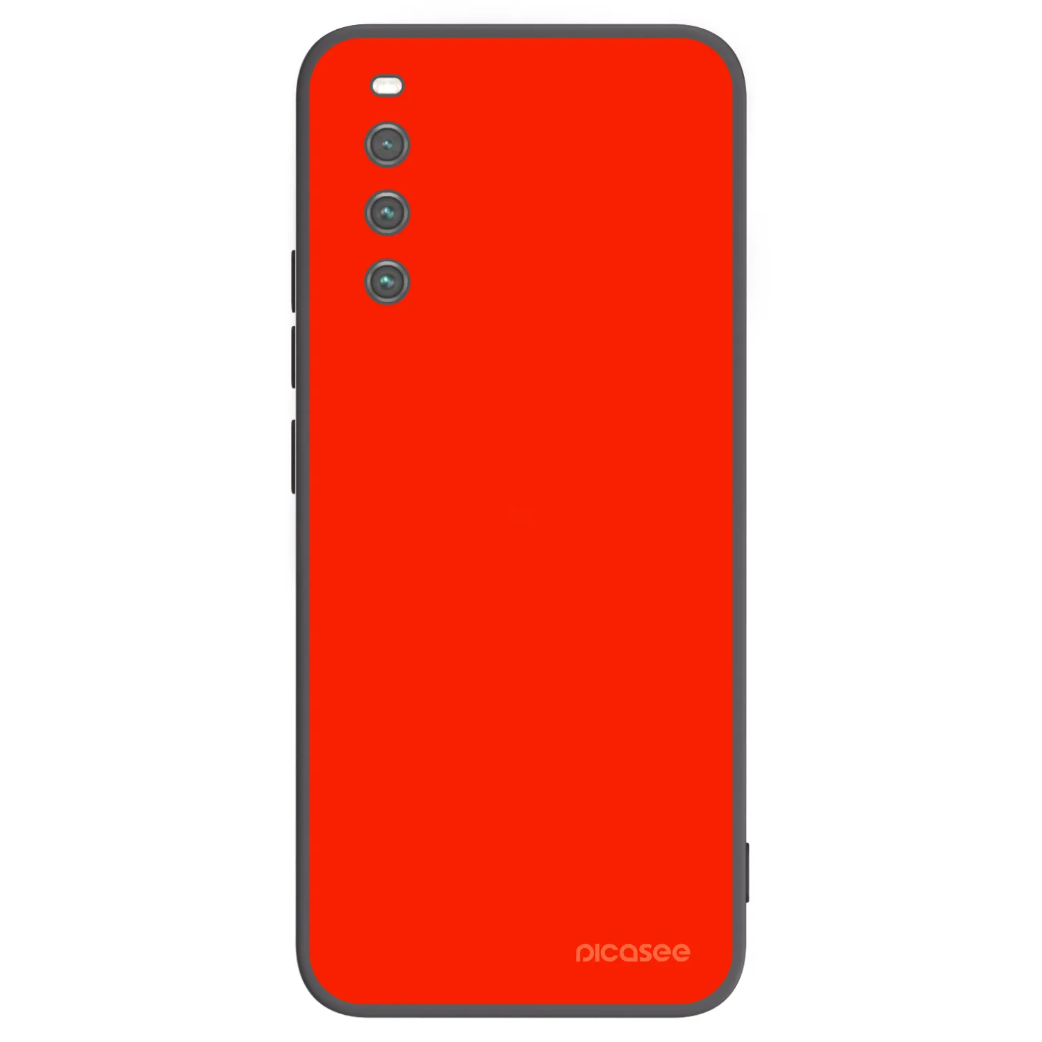 Picasee silikonowe czarne etui na Sony Xperia 10 IV 5G - Maranello Red