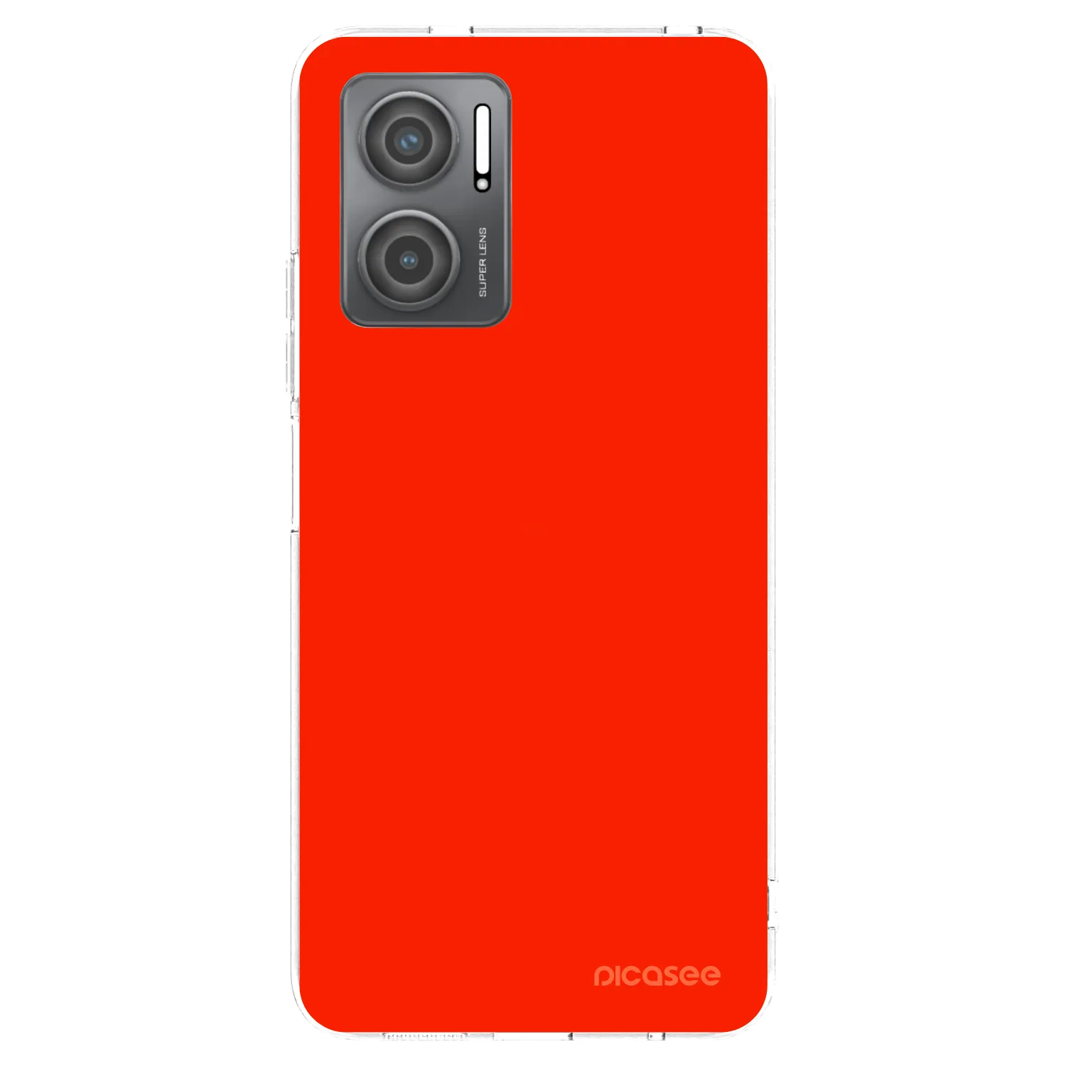 Picasee silikonowe przeźroczyste etui na Xiaomi Redmi 10 5G - Maranello Red