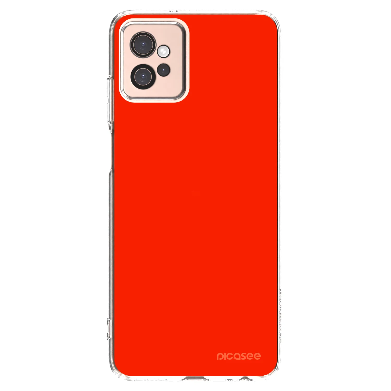 Picasee silikonowe przeźroczyste etui na Motorola Moto G32 - Maranello Red