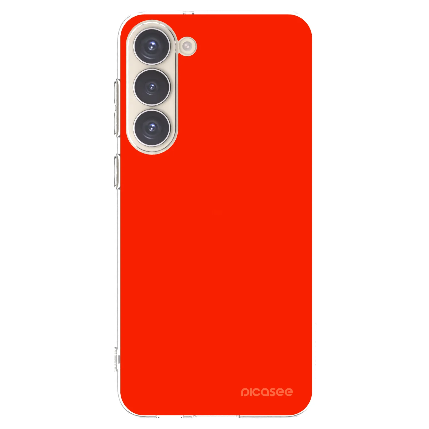 Picasee silikonowe przeźroczyste etui na Samsung Galaxy S23+ 5G - Maranello Red