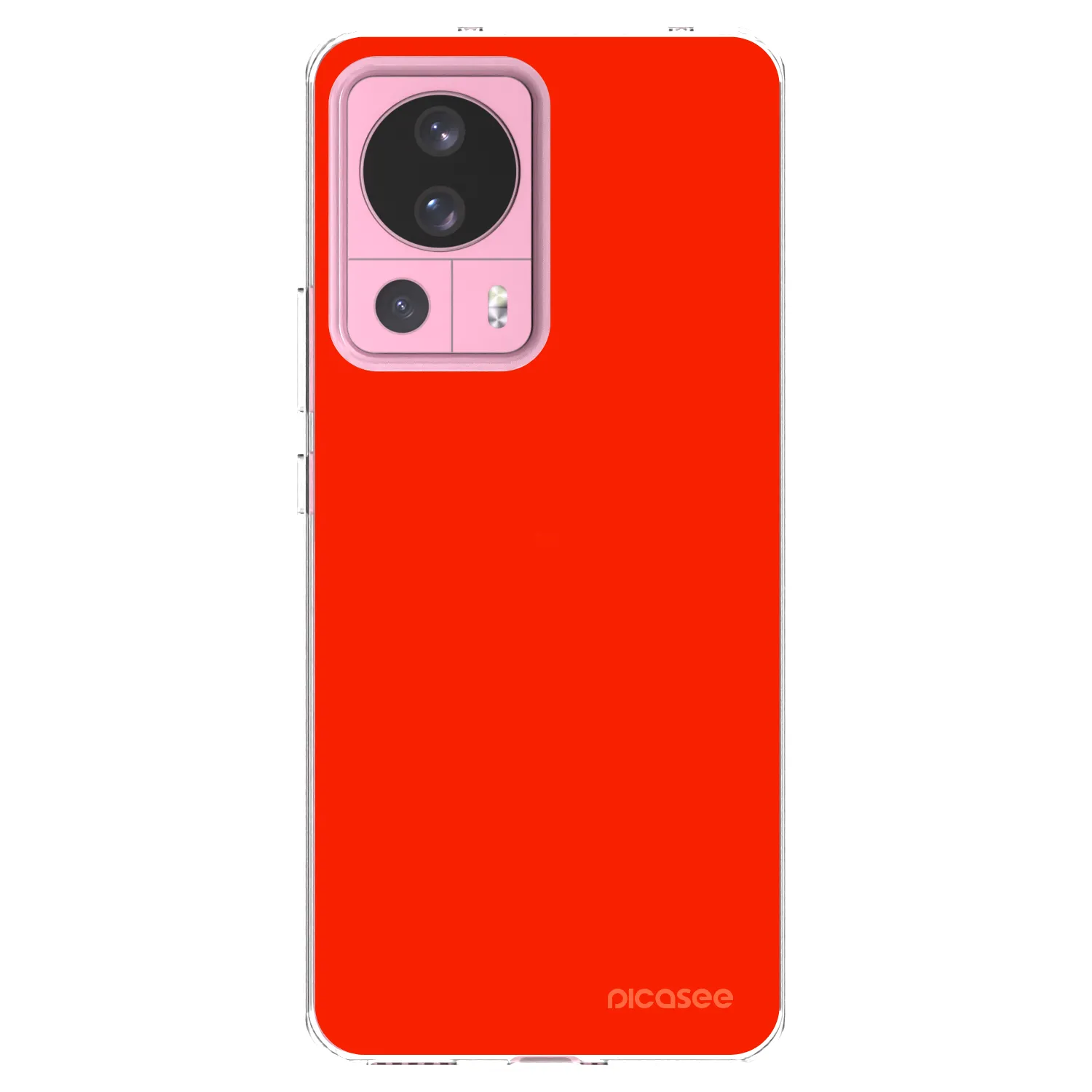 Picasee silikonowe przeźroczyste etui na Xiaomi 13 Lite - Maranello Red