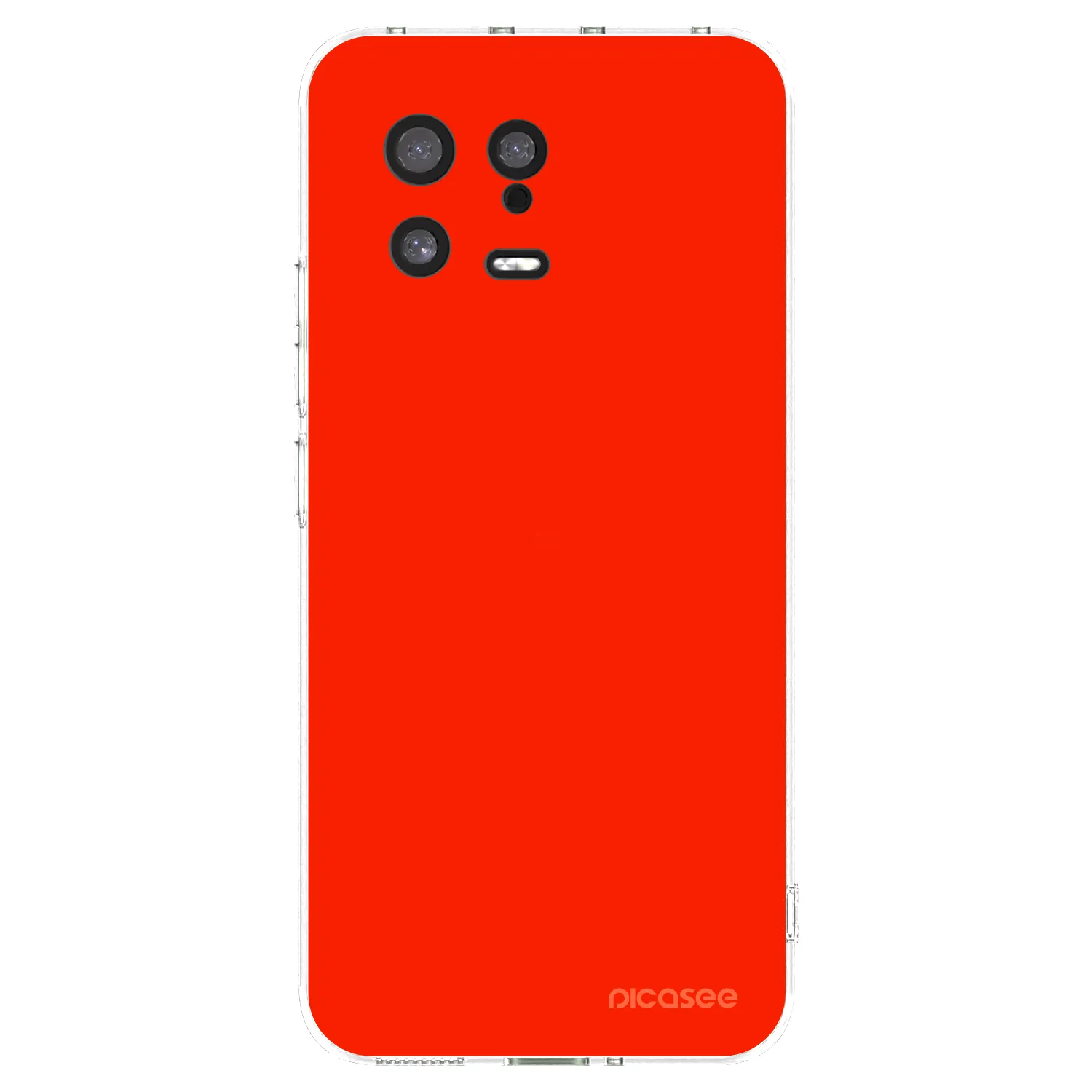 Picasee silikonowe przeźroczyste etui na Xiaomi 13 - Maranello Red