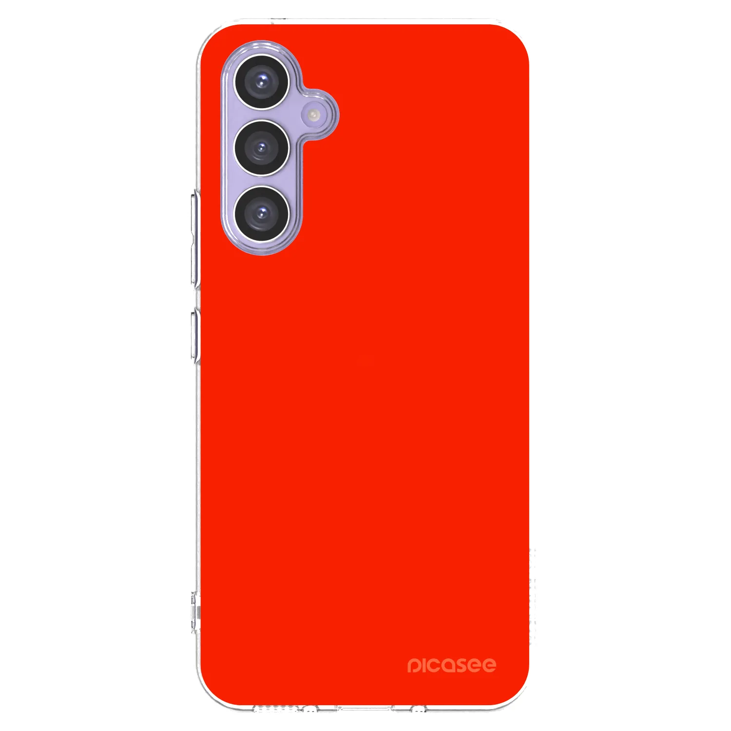 Picasee silikonowe przeźroczyste etui na Samsung Galaxy A54 5G A546B - Maranello Red