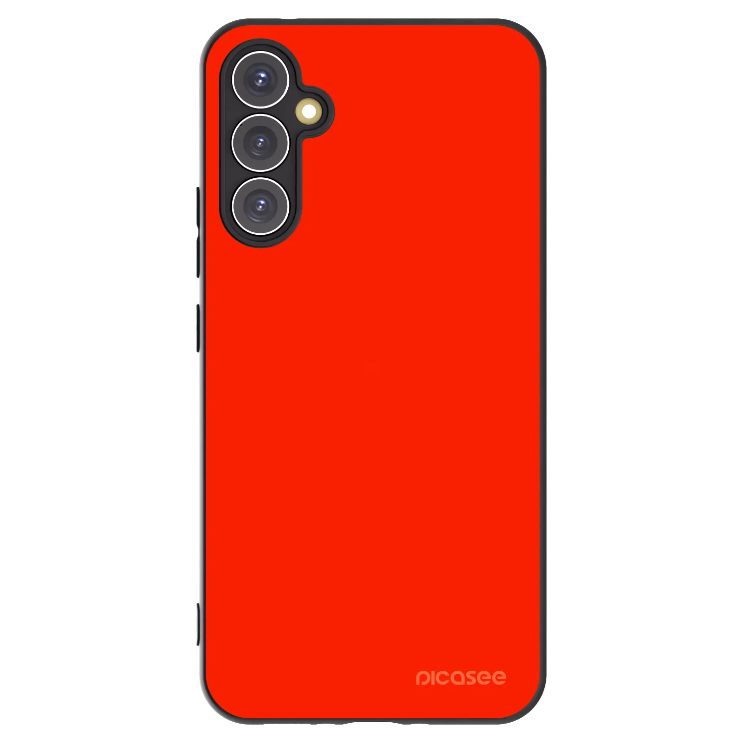 Picasee silikonowe czarne etui na Samsung Galaxy A34 5G A346B - Maranello Red