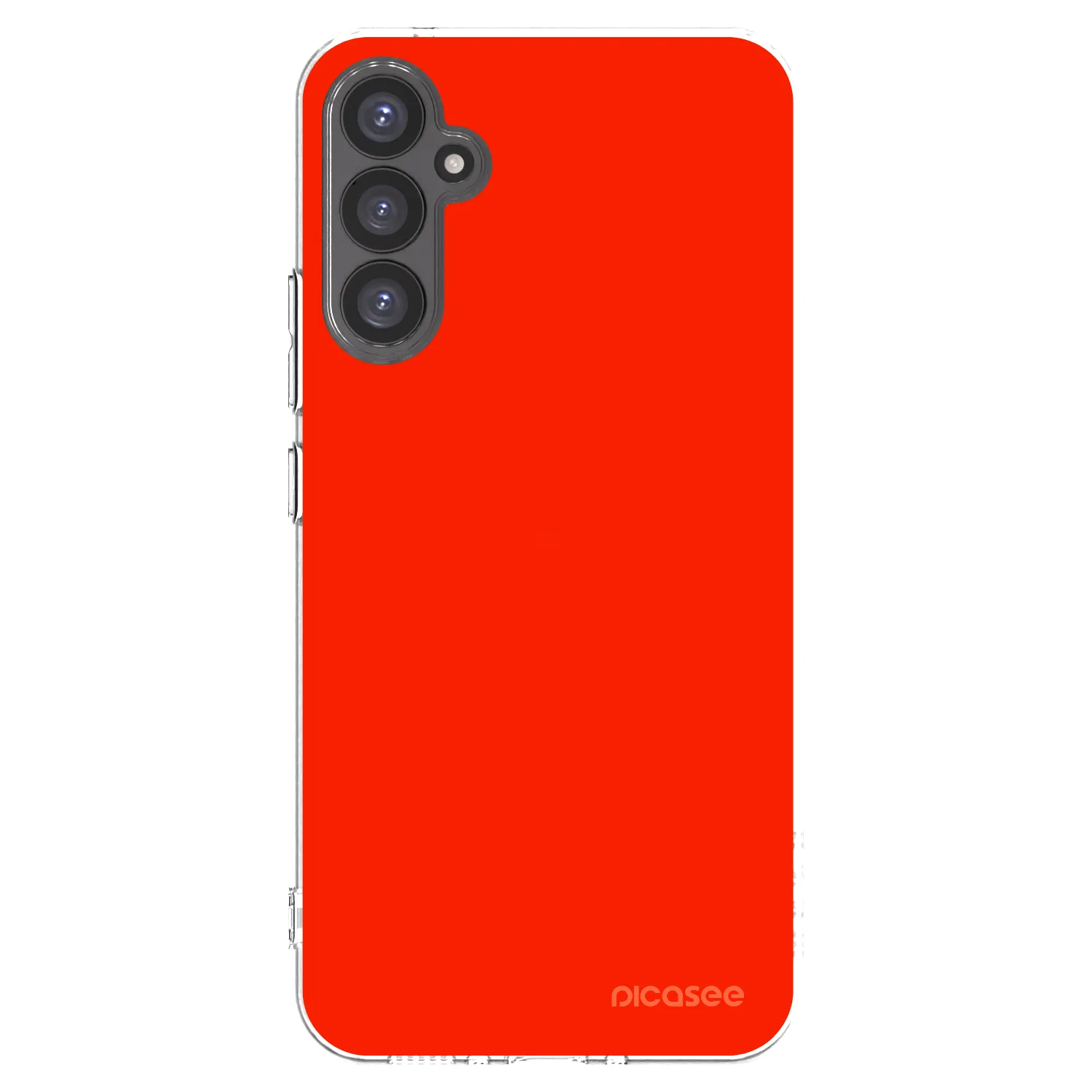 Picasee silikonowe przeźroczyste etui na Samsung Galaxy A34 5G A346B - Maranello Red