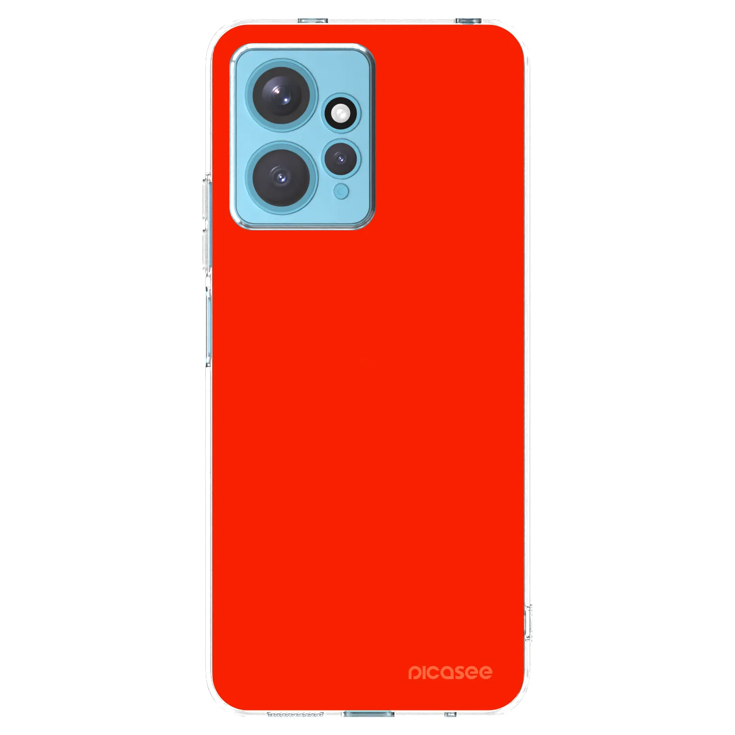 Picasee silikonowe przeźroczyste etui na Xiaomi Redmi Note 12 4G - Maranello Red