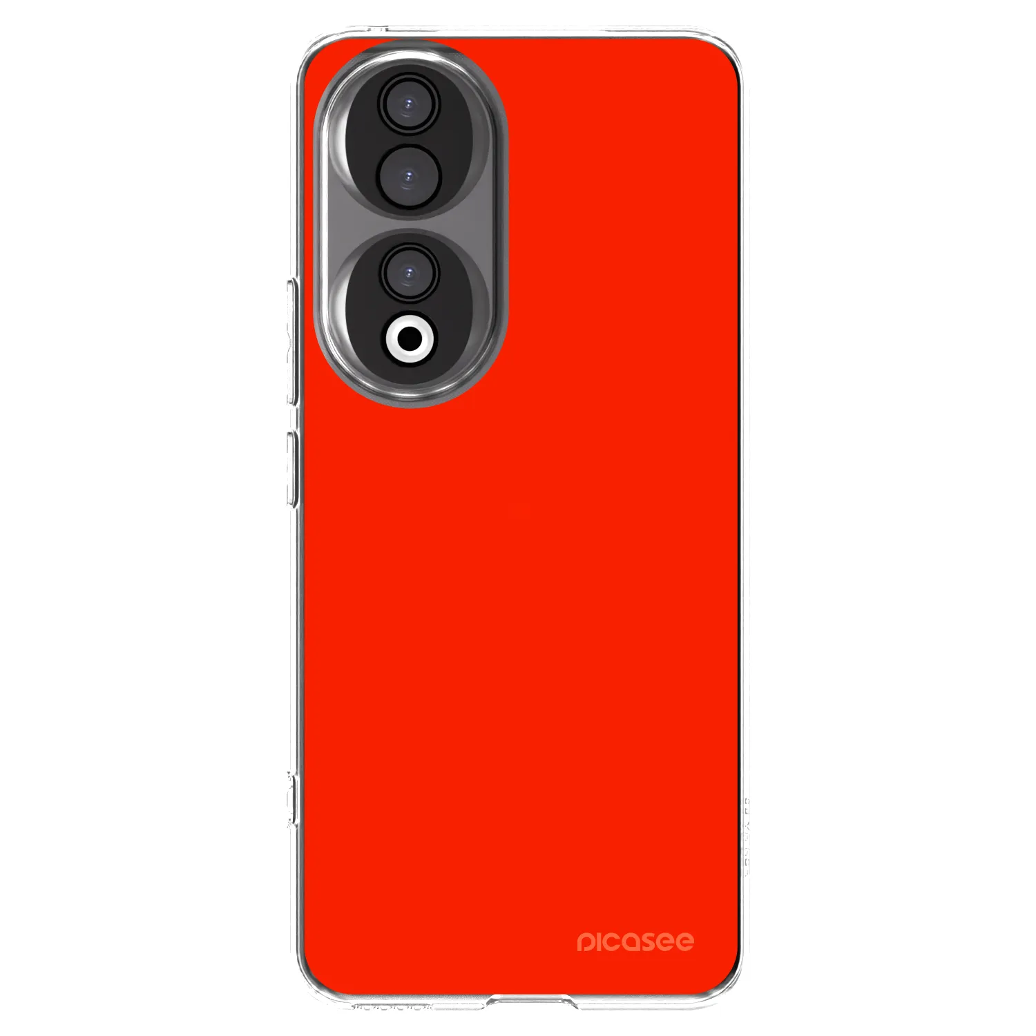 Picasee silikonowe przeźroczyste etui na Honor 90 5G - Maranello Red