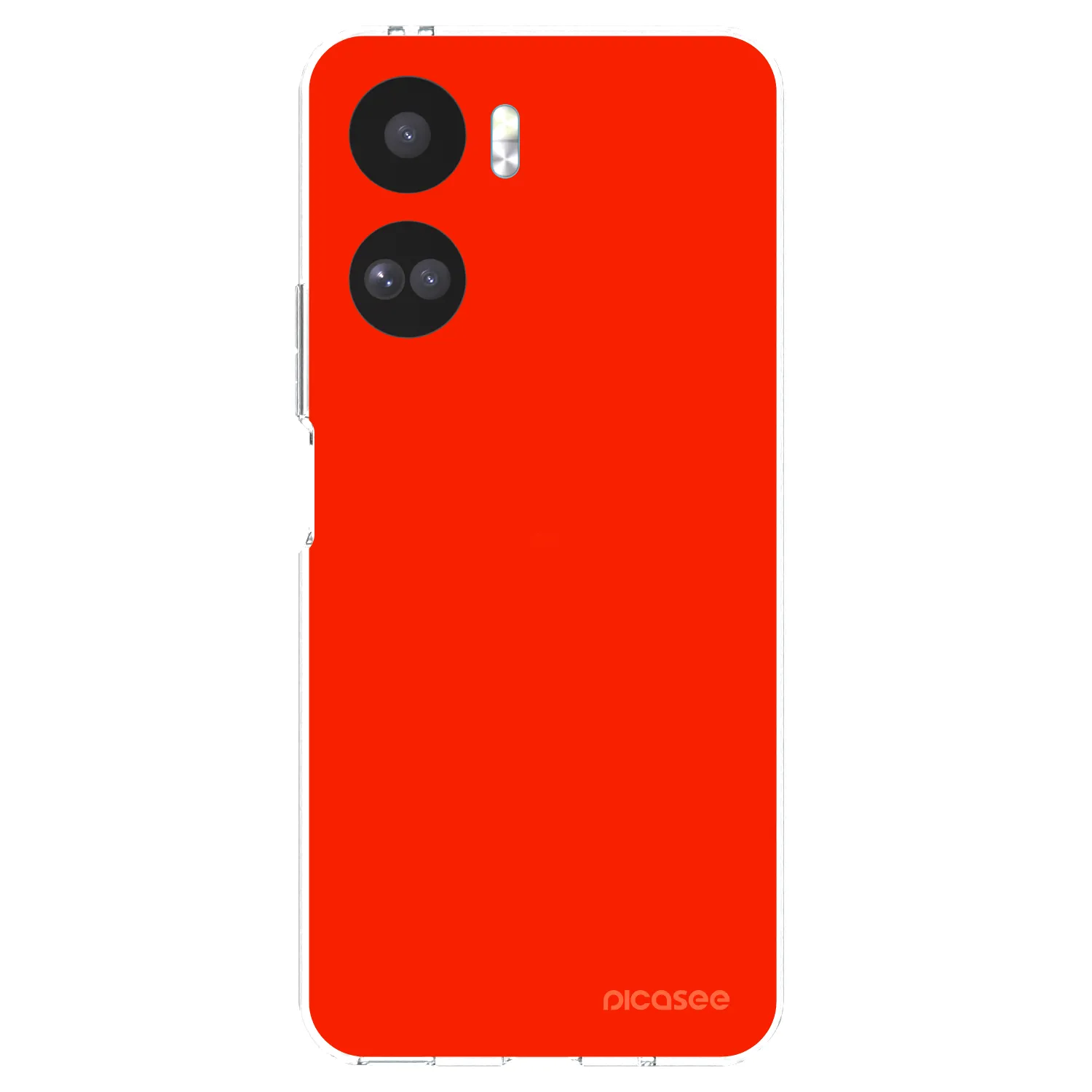Picasee silikonowe przeźroczyste etui na Honor 90 Lite 5G - Maranello Red