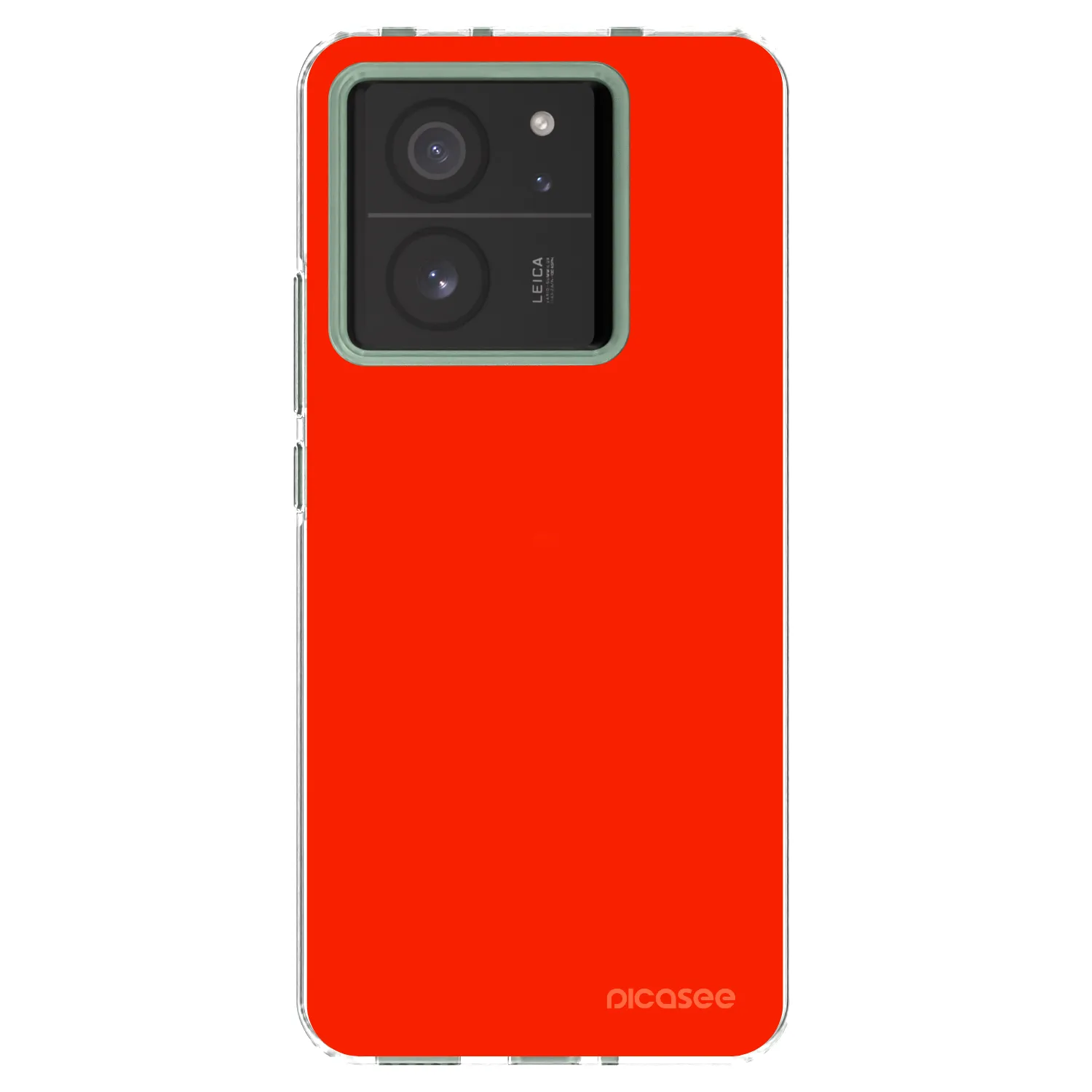 Picasee silikonowe przeźroczyste etui na Xiaomi 13T - Maranello Red