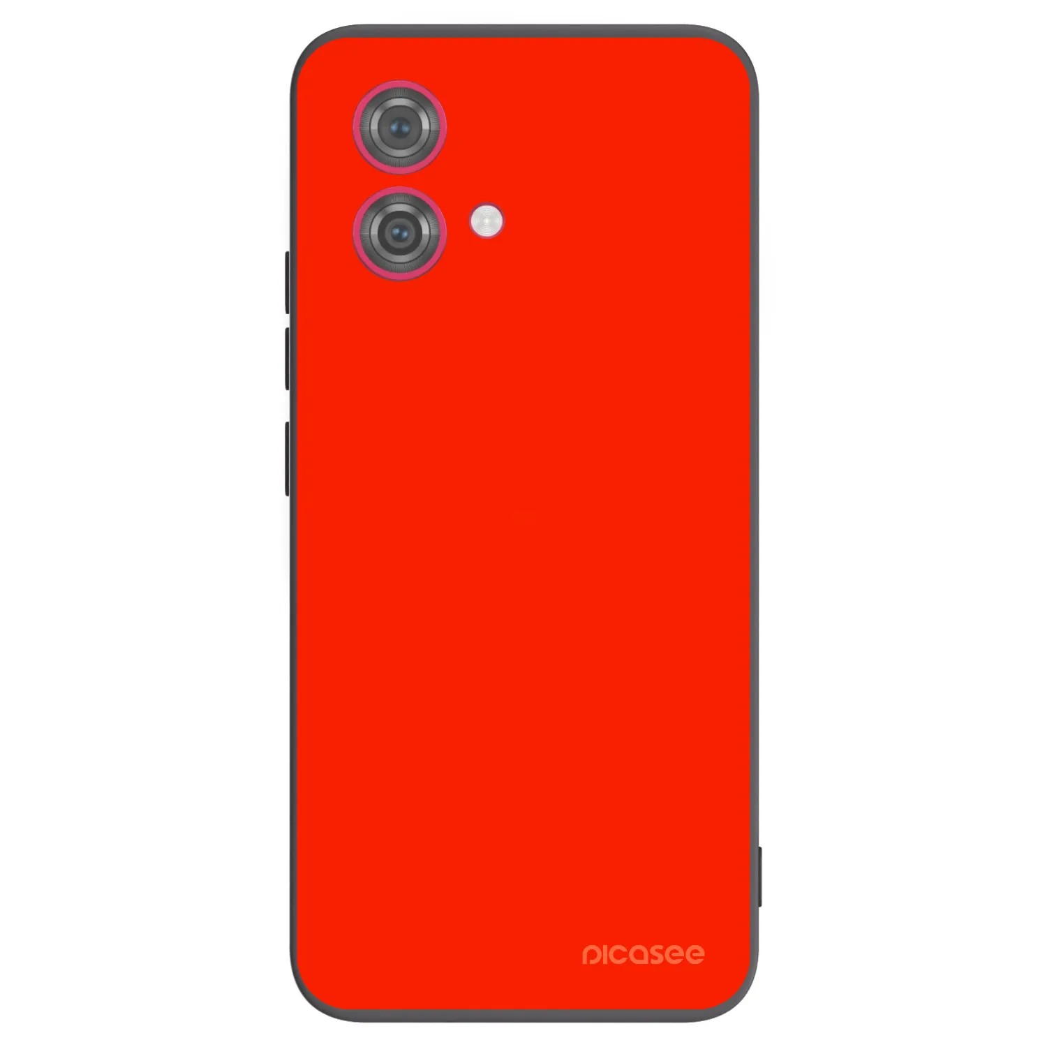 Picasee silikonowe czarne etui na Motorola Moto G84 5G - Maranello Red