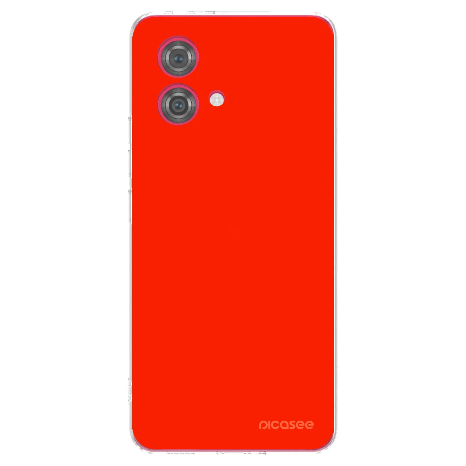 Picasee silikonowe przeźroczyste etui na Motorola Moto G84 5G - Maranello Red