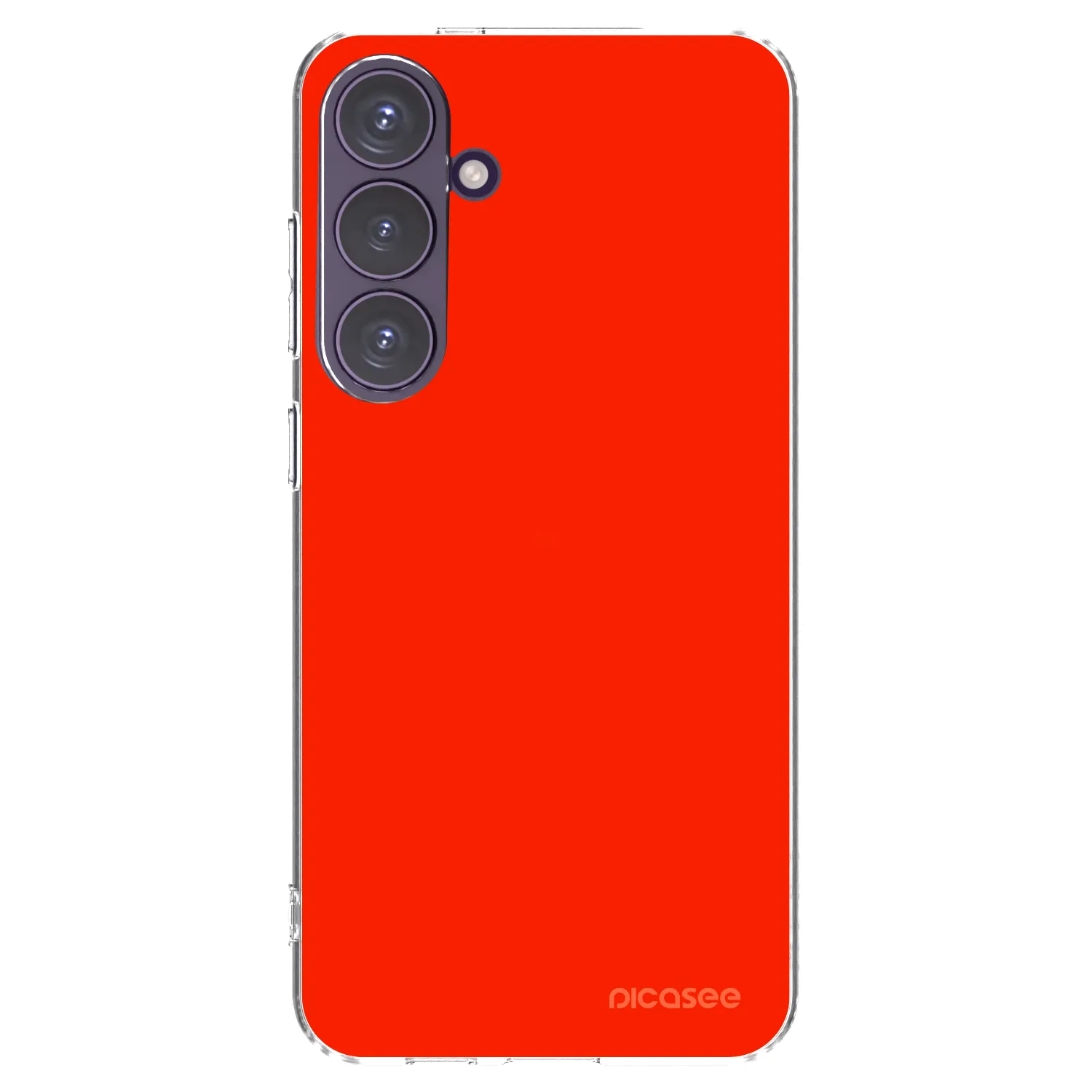 Picasee silikonowe przeźroczyste etui na Samsung Galaxy S24+ S926B 5G - Maranello Red