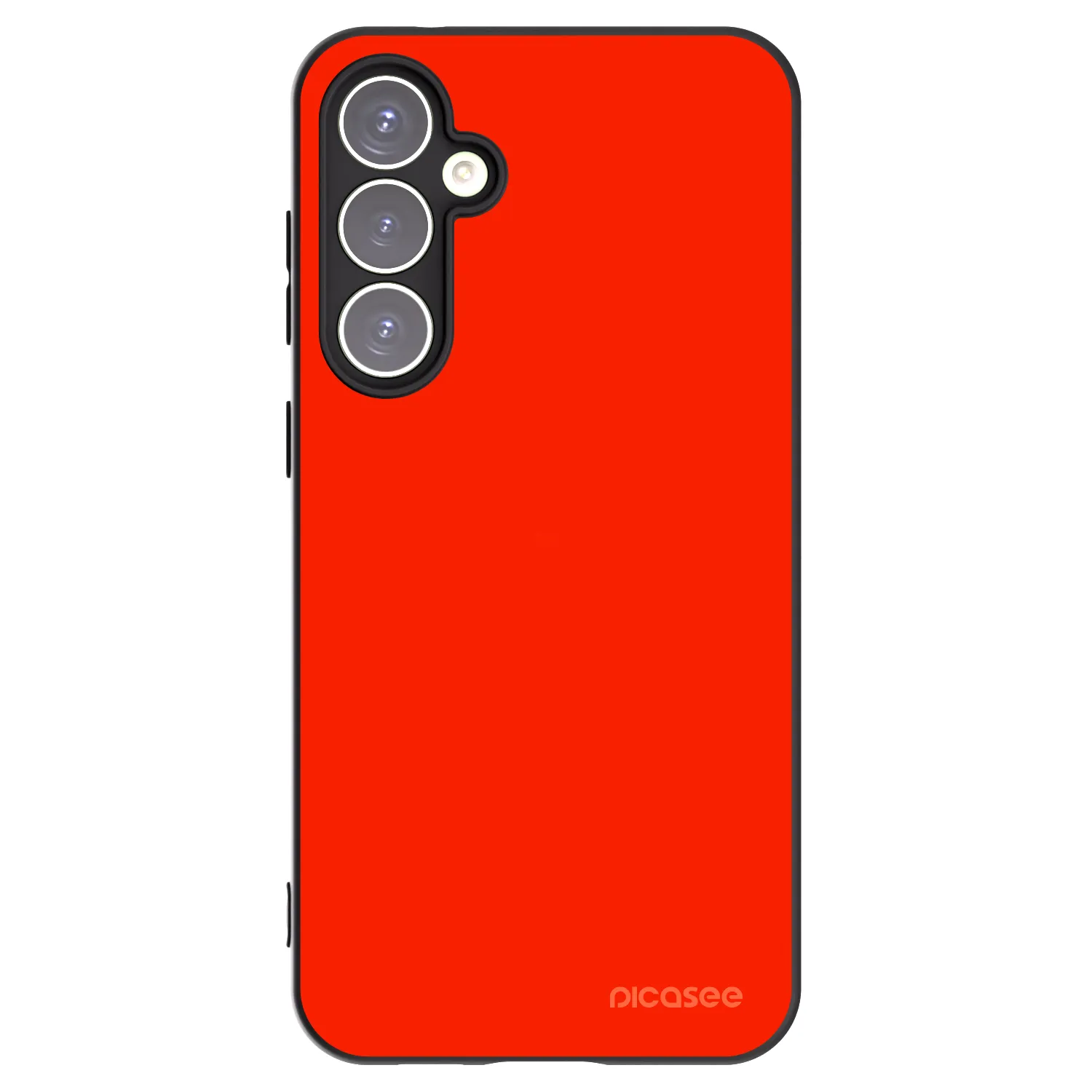 Picasee silikonowe czarne etui na Samsung Galaxy S23 FE S711B - Maranello Red