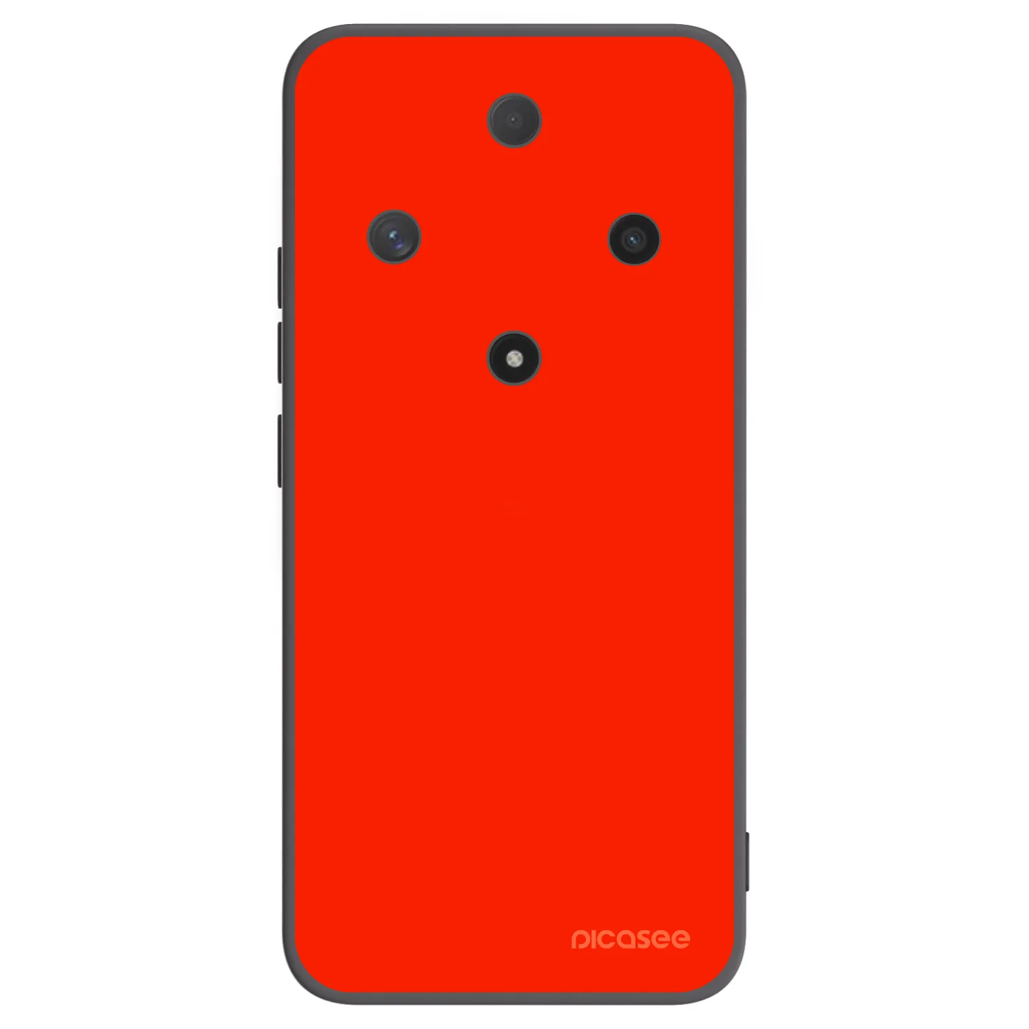 Picasee silikonowe czarne etui na Honor Magic6 Lite 5G - Maranello Red