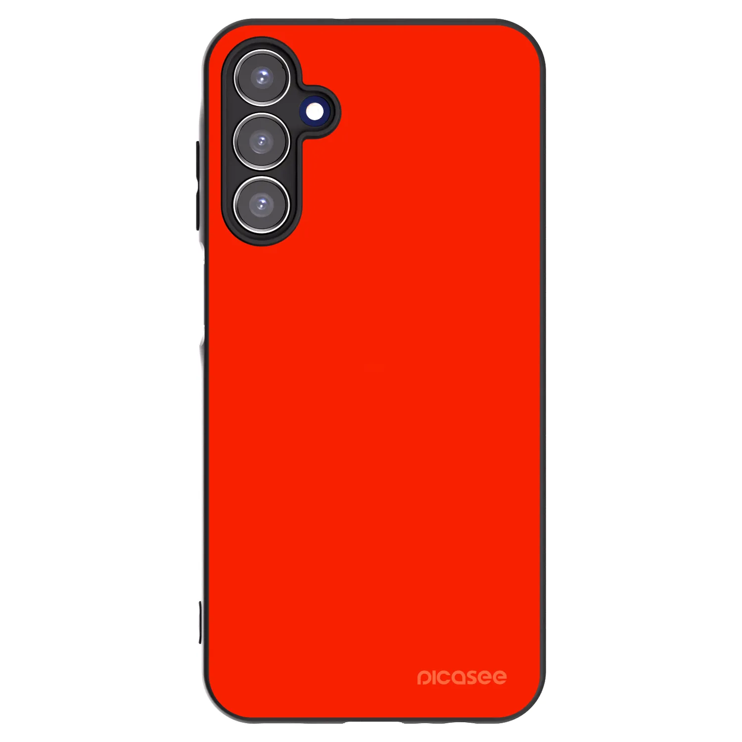 Picasee silikonowe czarne etui na Samsung Galaxy A15 A156B 5G - Maranello Red