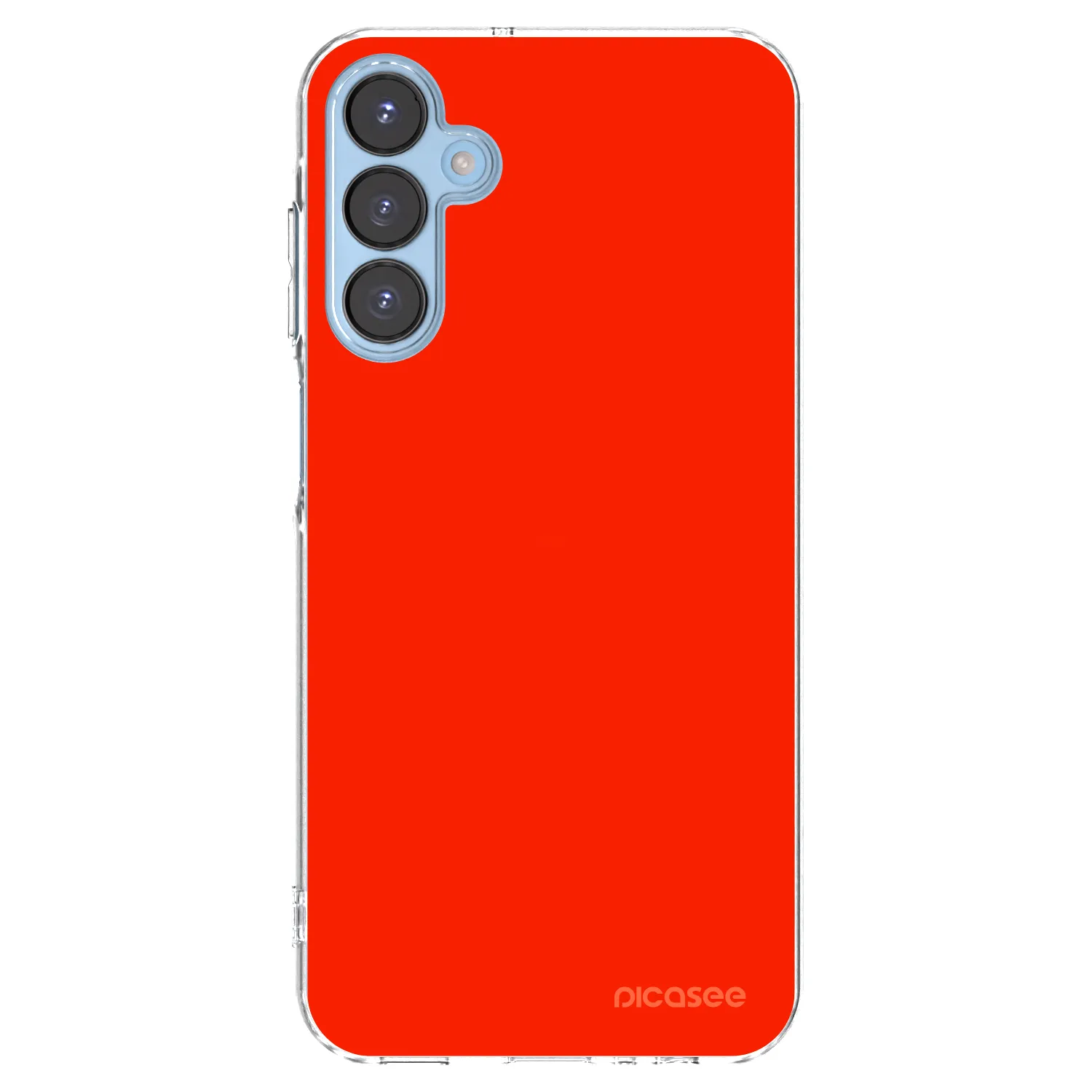 Picasee silikonowe przeźroczyste etui na Samsung Galaxy A15 A156B 5G - Maranello Red