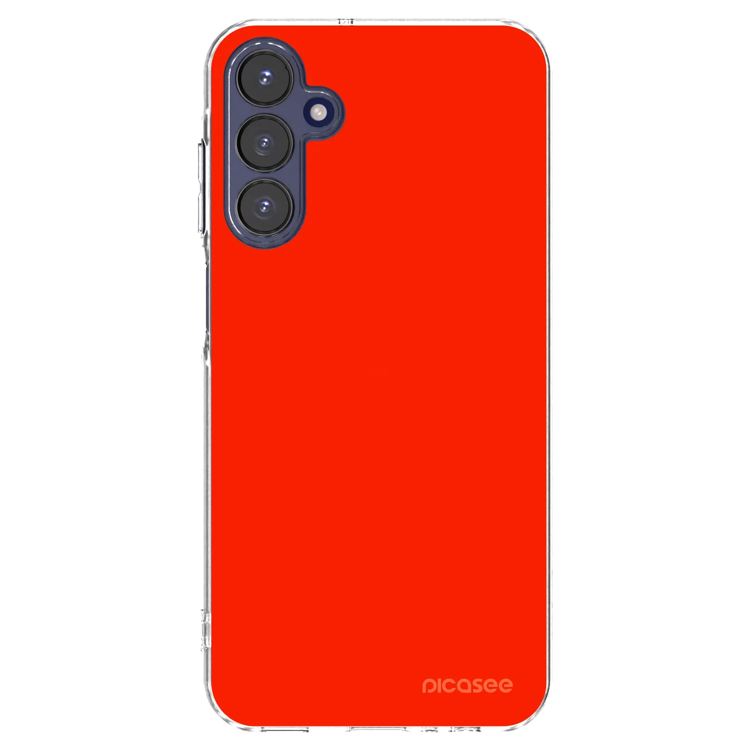 Picasee silikonowe przeźroczyste etui na Samsung Galaxy A15 A155F 4G - Maranello Red