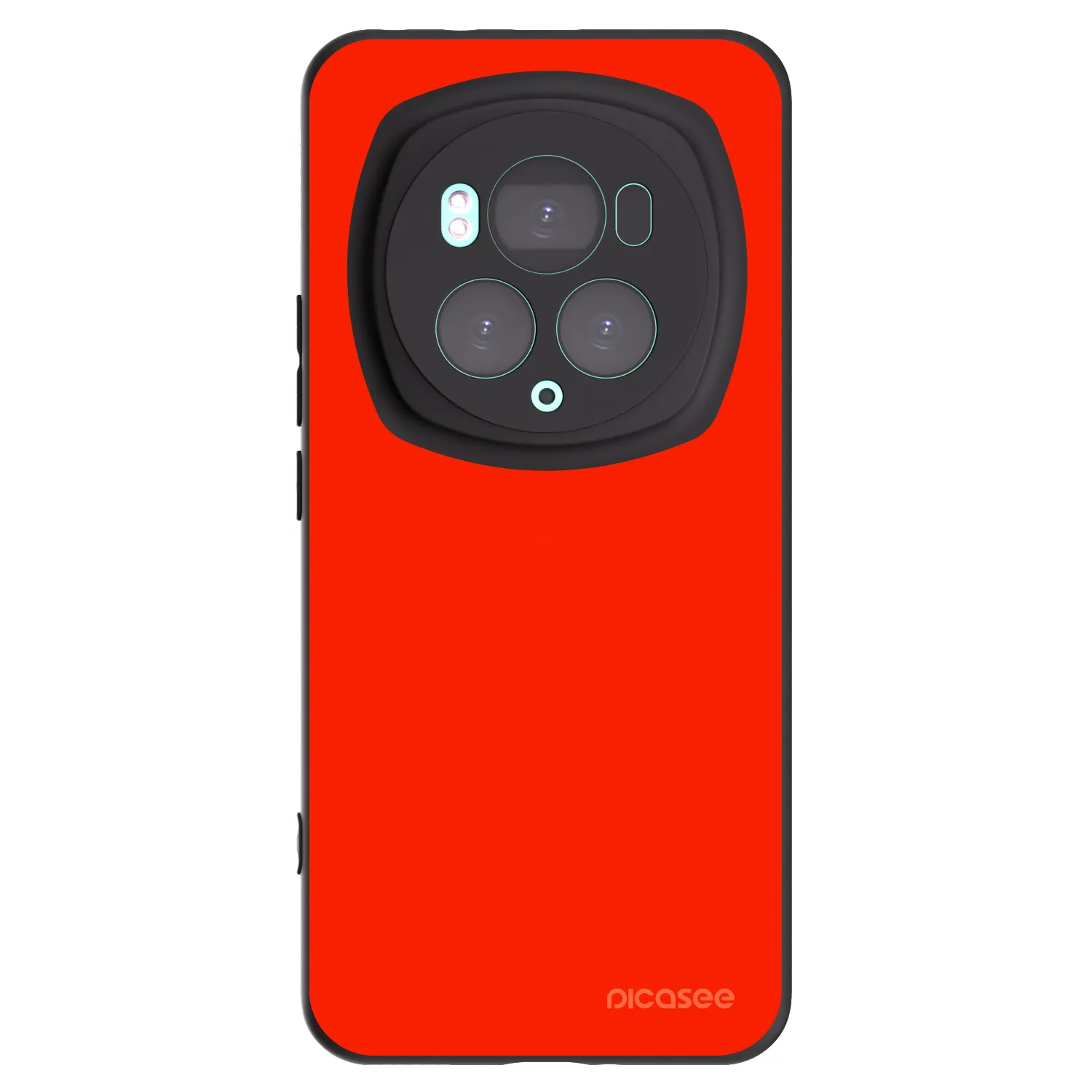 Picasee silikonowe czarne etui na Honor Magic6 Pro - Maranello Red