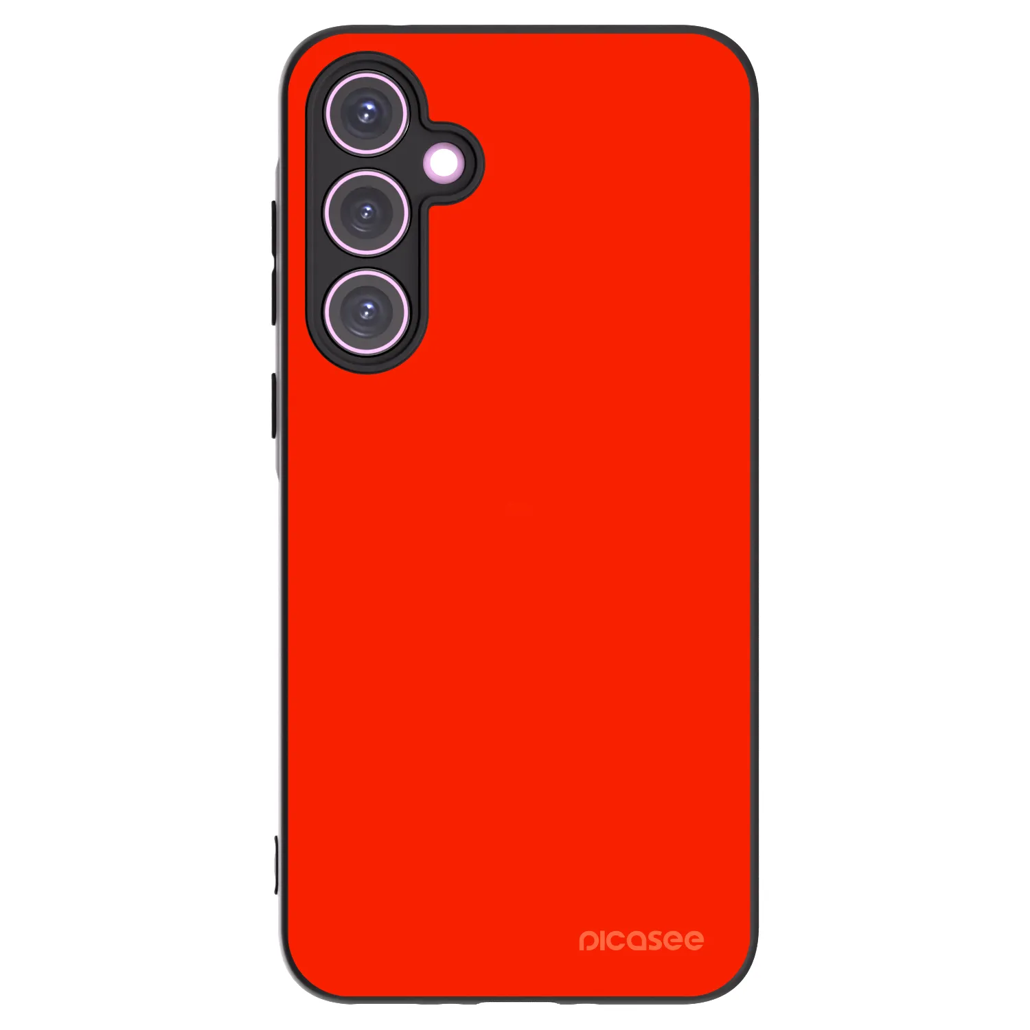 Picasee silikonowe czarne etui na Samsung Galaxy A35 5G A356B - Maranello Red