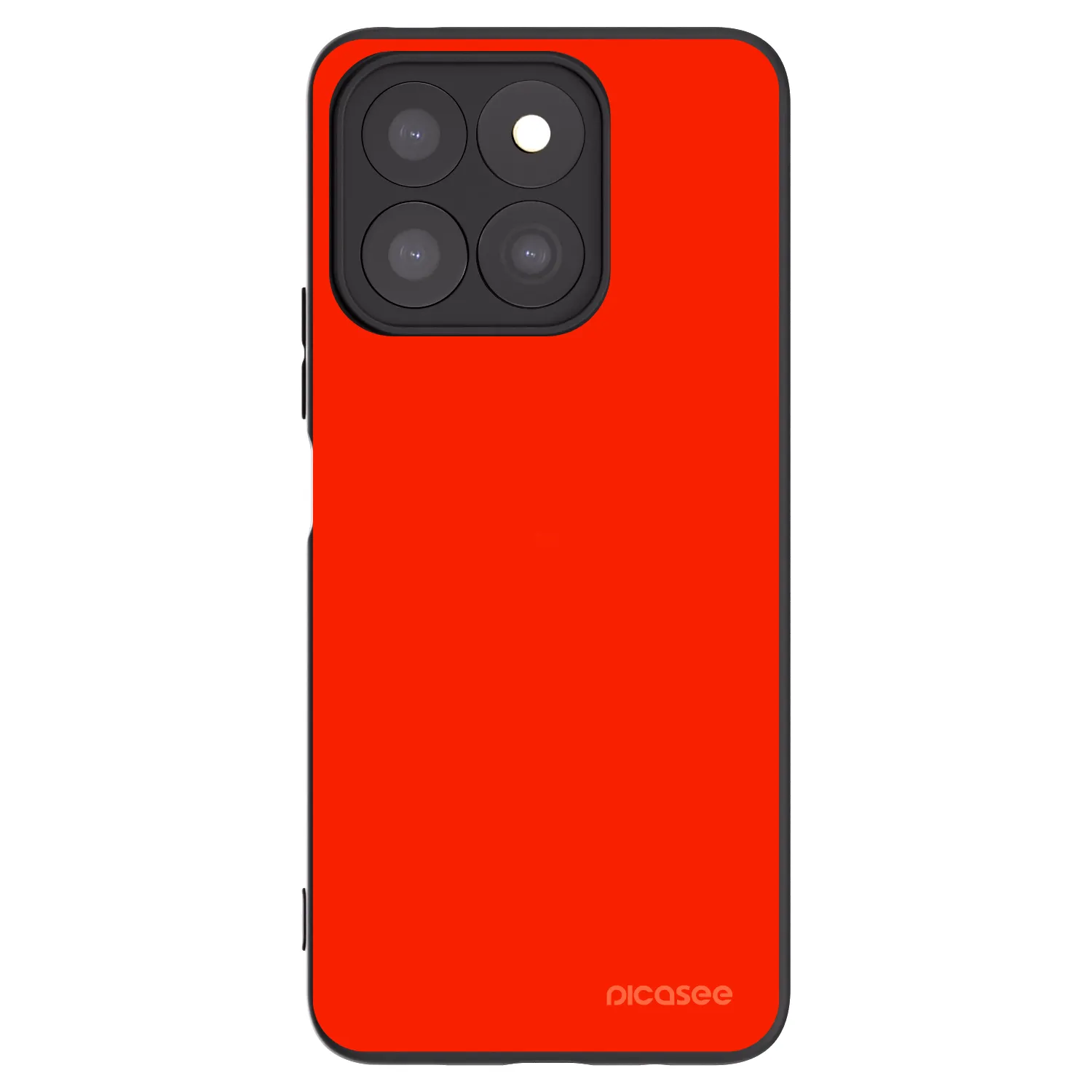 Picasee silikonowe czarne etui na Honor X8b - Maranello Red