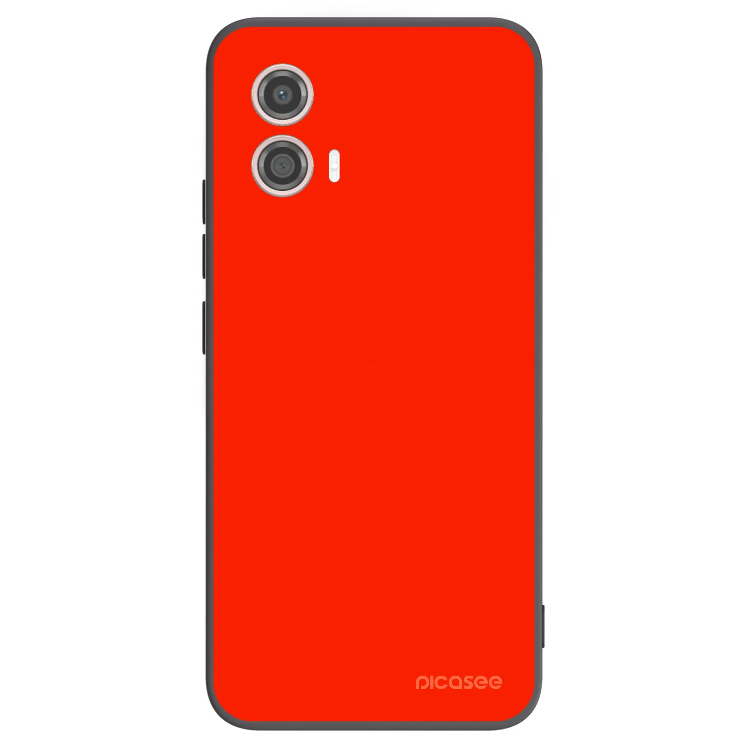 Picasee silikonowe czarne etui na Motorola Moto G53 5G - Maranello Red
