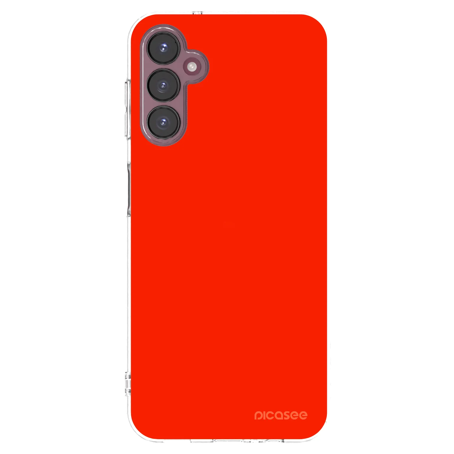 Picasee silikonowe przeźroczyste etui na Samsung Galaxy A05s A057G - Maranello Red