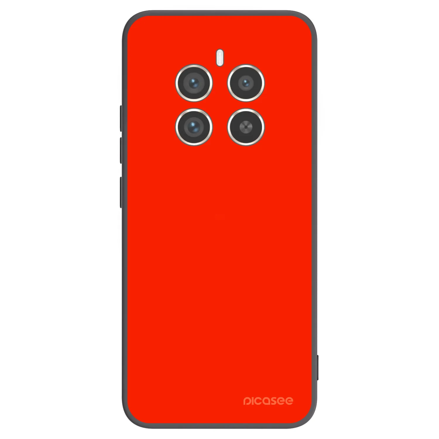 Picasee silikonowe czarne etui na Realme 12 Pro 5G - Maranello Red