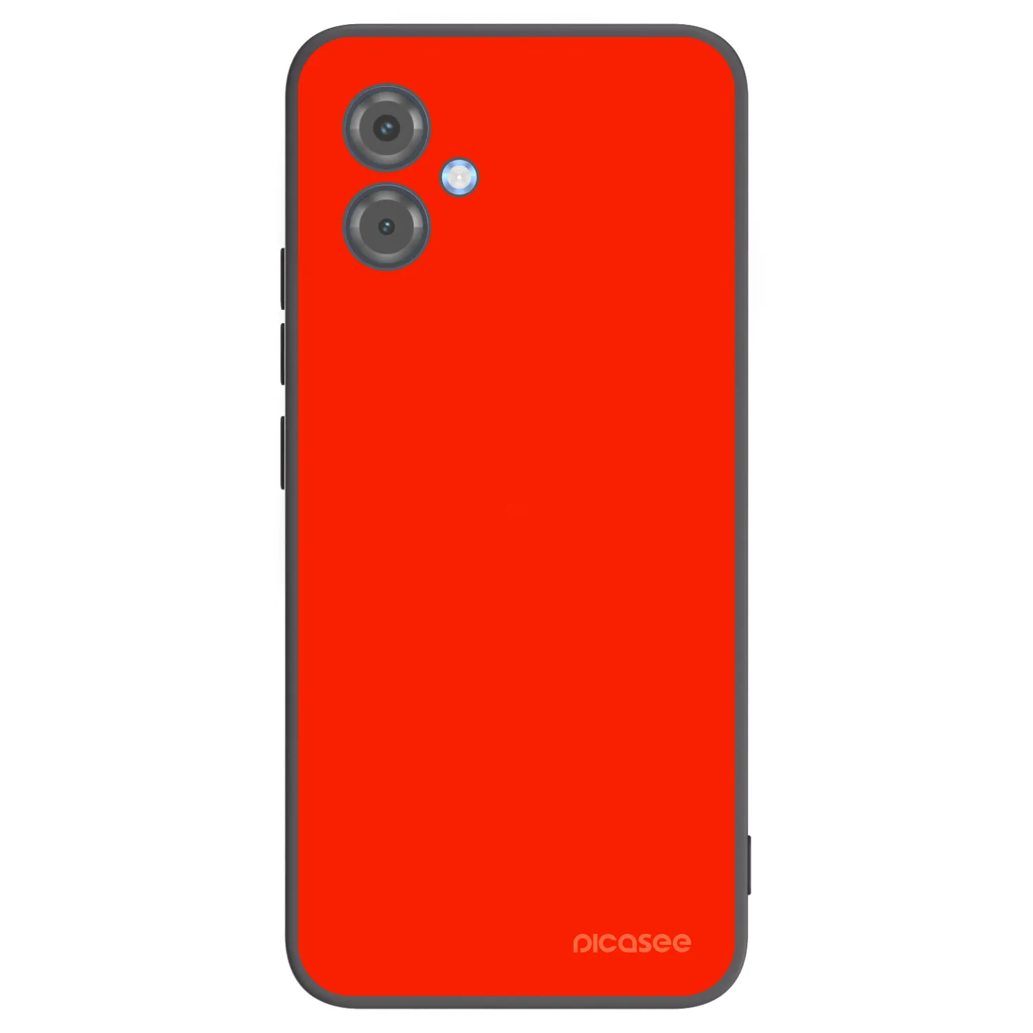 Picasee silikonowe czarne etui na Motorola Moto G14 - Maranello Red