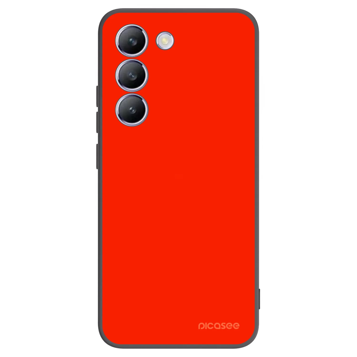 Picasee silikonowe czarne etui na Vivo V40 SE 5G - Maranello Red