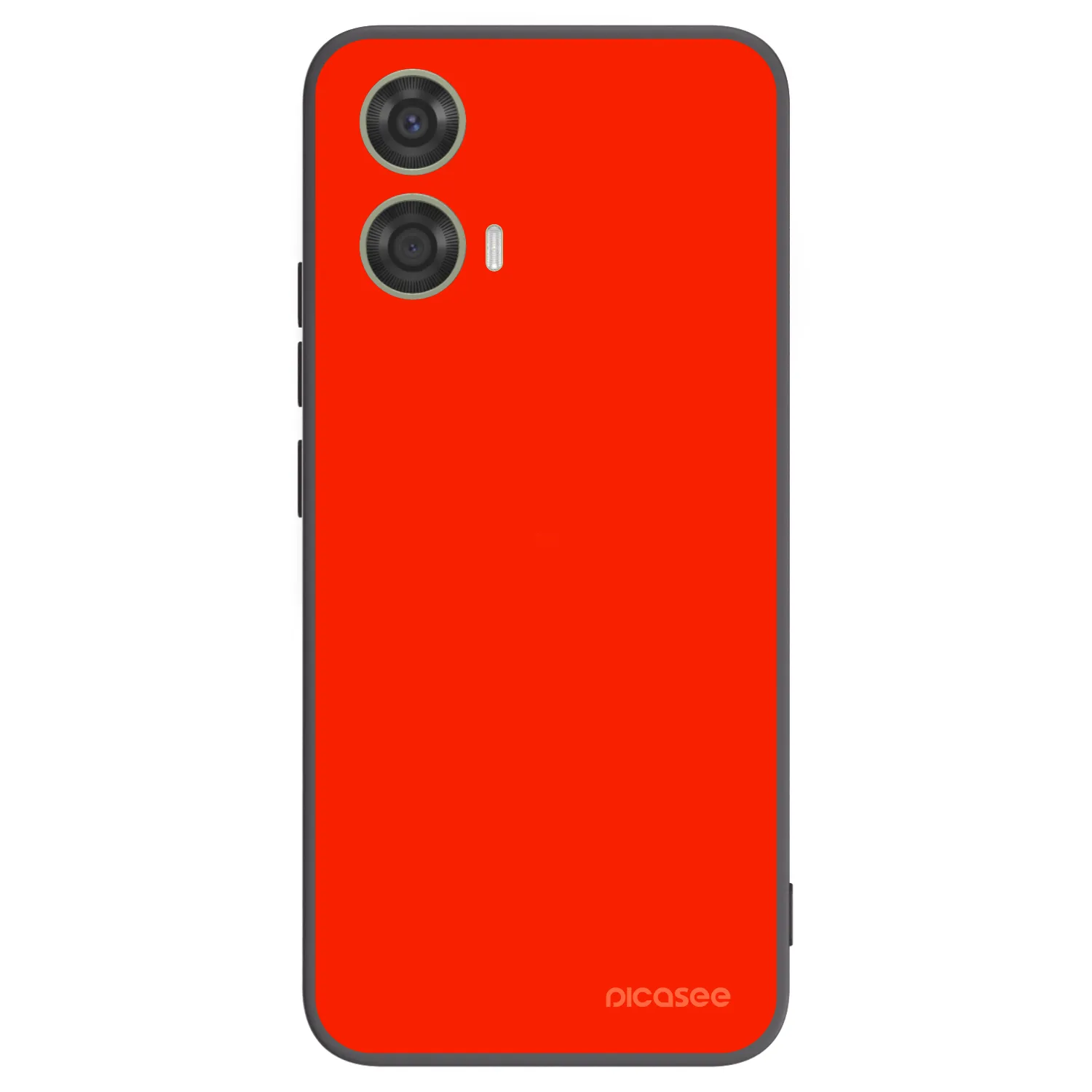 Picasee silikonowe czarne etui na Motorola Moto G24 - Maranello Red