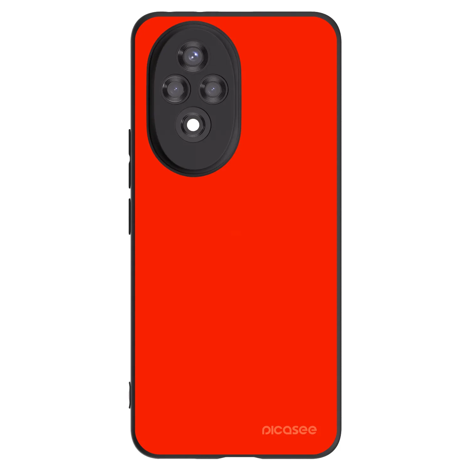 Picasee silikonowe czarne etui na Honor 200 Pro 5G - Maranello Red