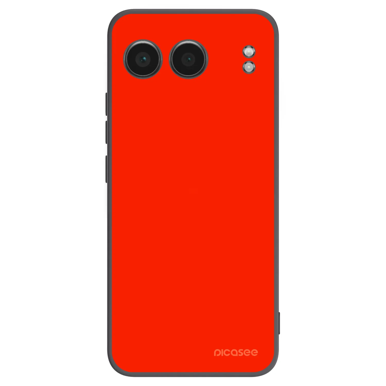 Picasee silikonowe czarne etui na OnePlus Nord 4 - Maranello Red